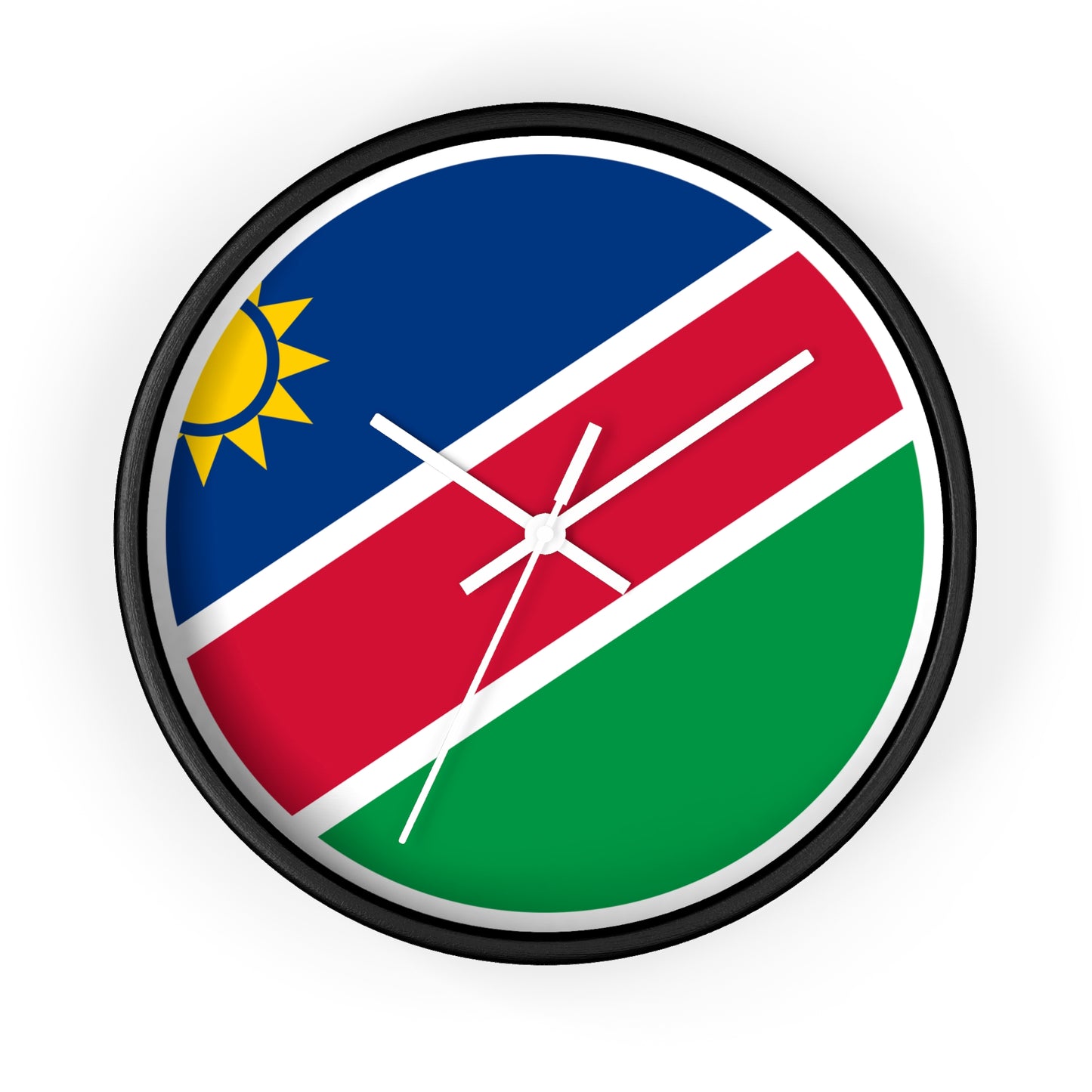 Namibia Flag Wall Clock - Vibrant Timepiece for Home Decor and Gifts
