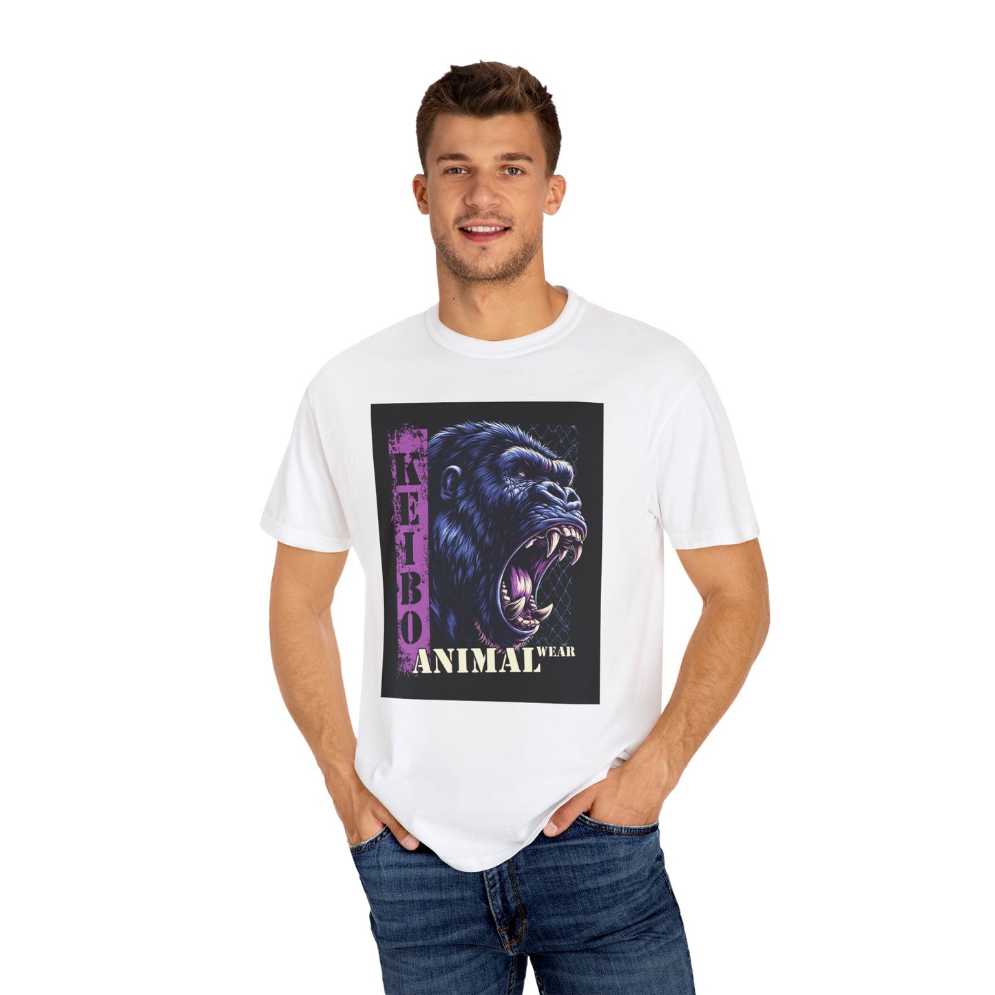 Roaring Gorilla KEIBO Graphic Men's T-Shirt