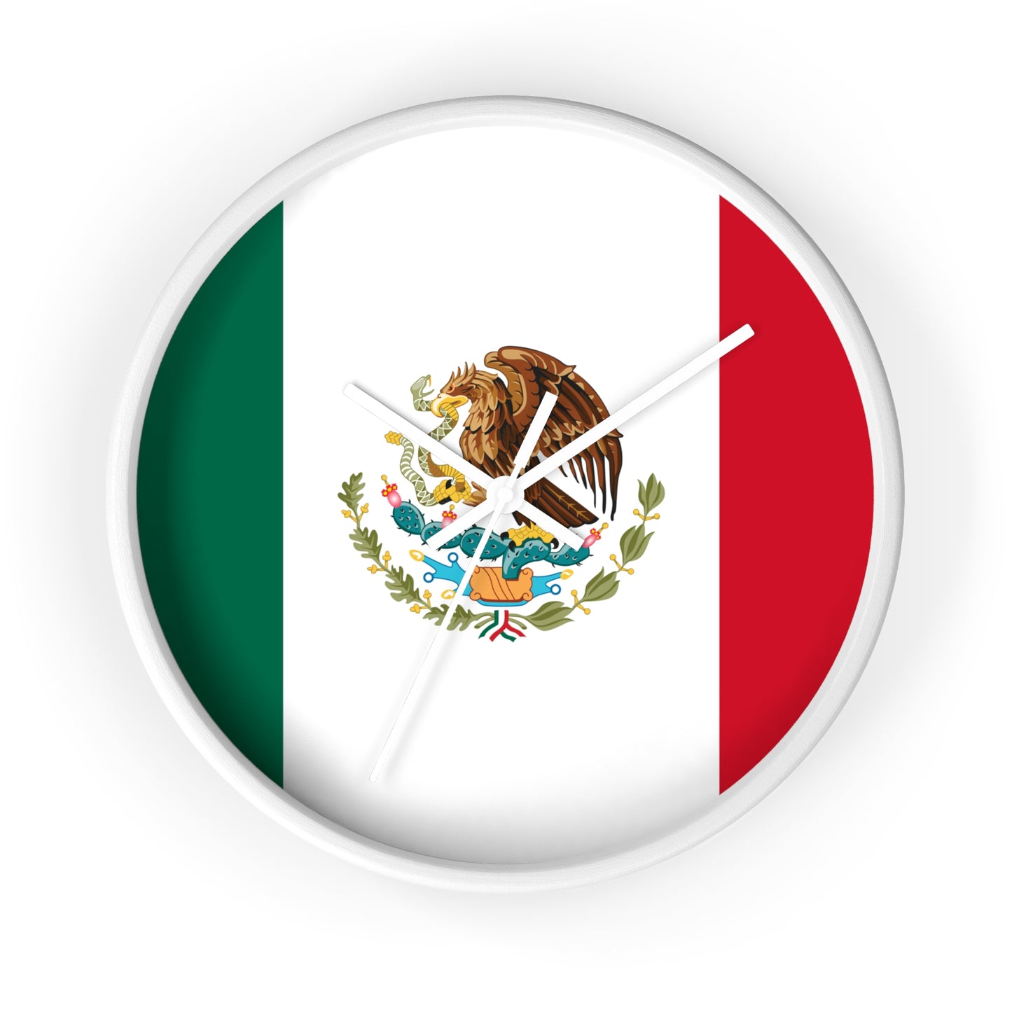 Mexican Flag Wall Clock - Celebrate Heritage and Time