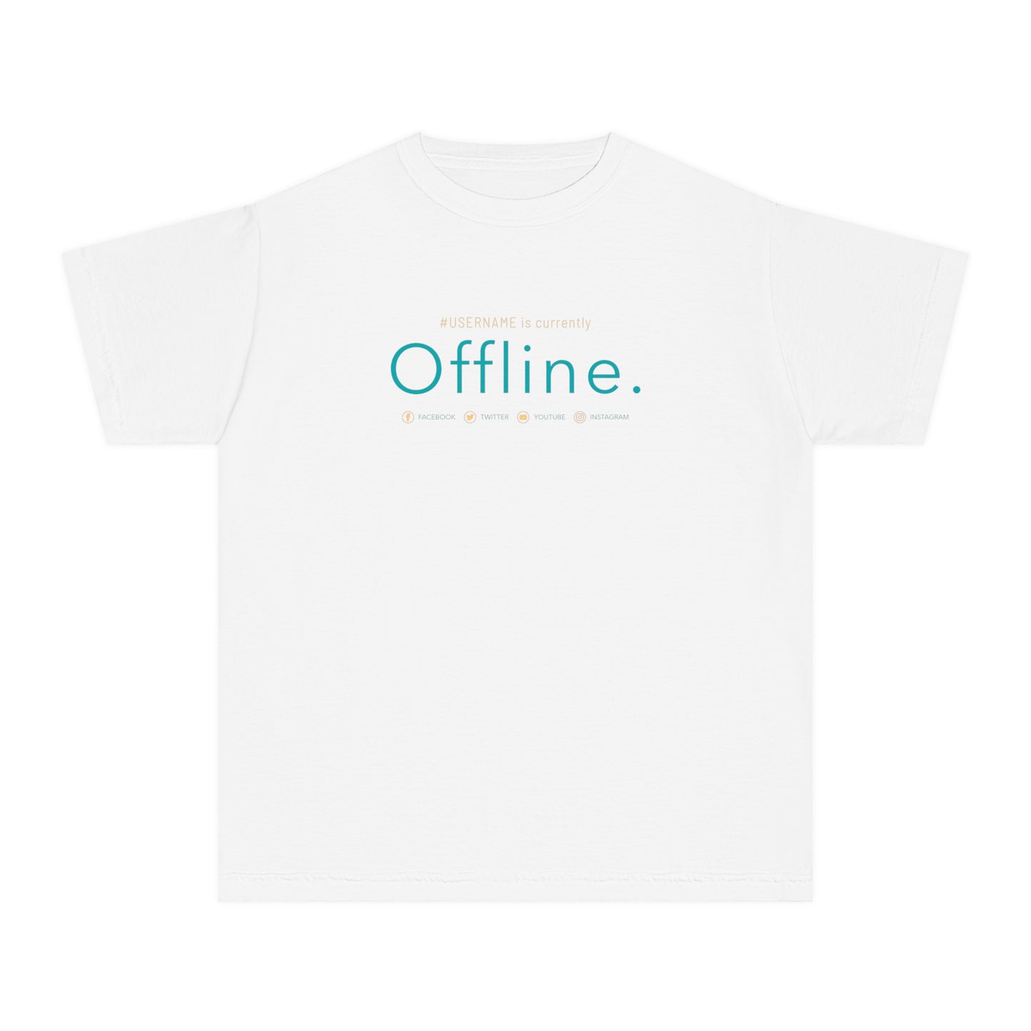 Social Media Statement Youth T-shirt