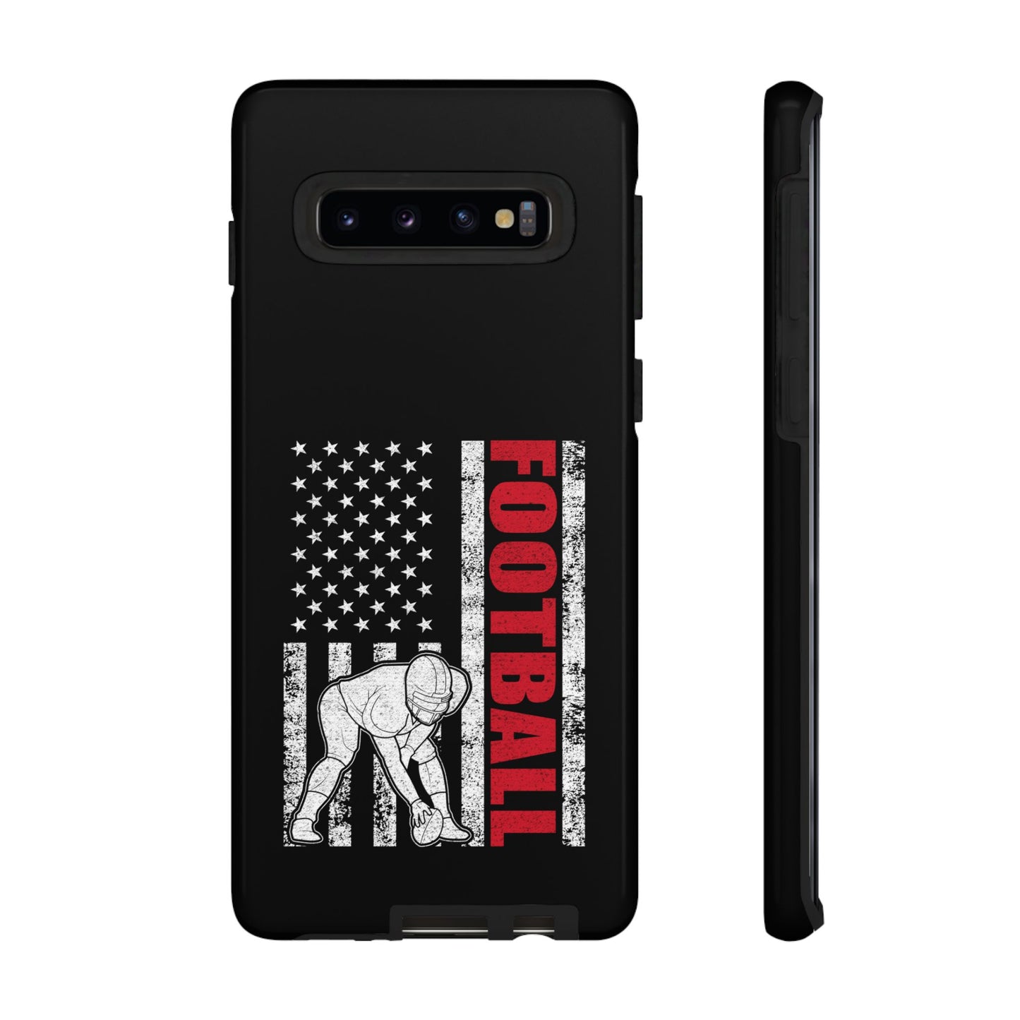 Football American Flag Phone Case - Tough Cases for Fans