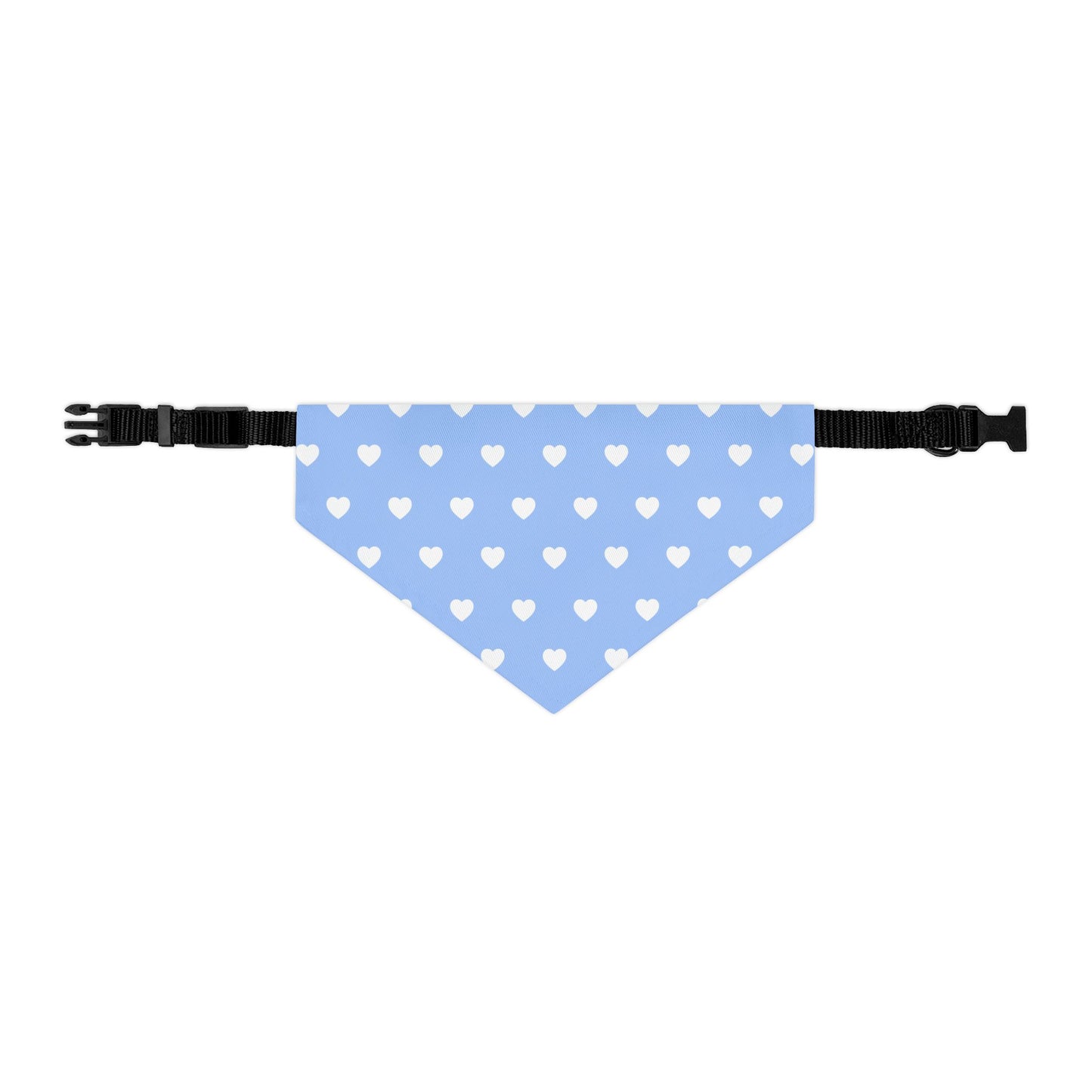 Love Heart Pattern Pet Bandana Collar for Dogs