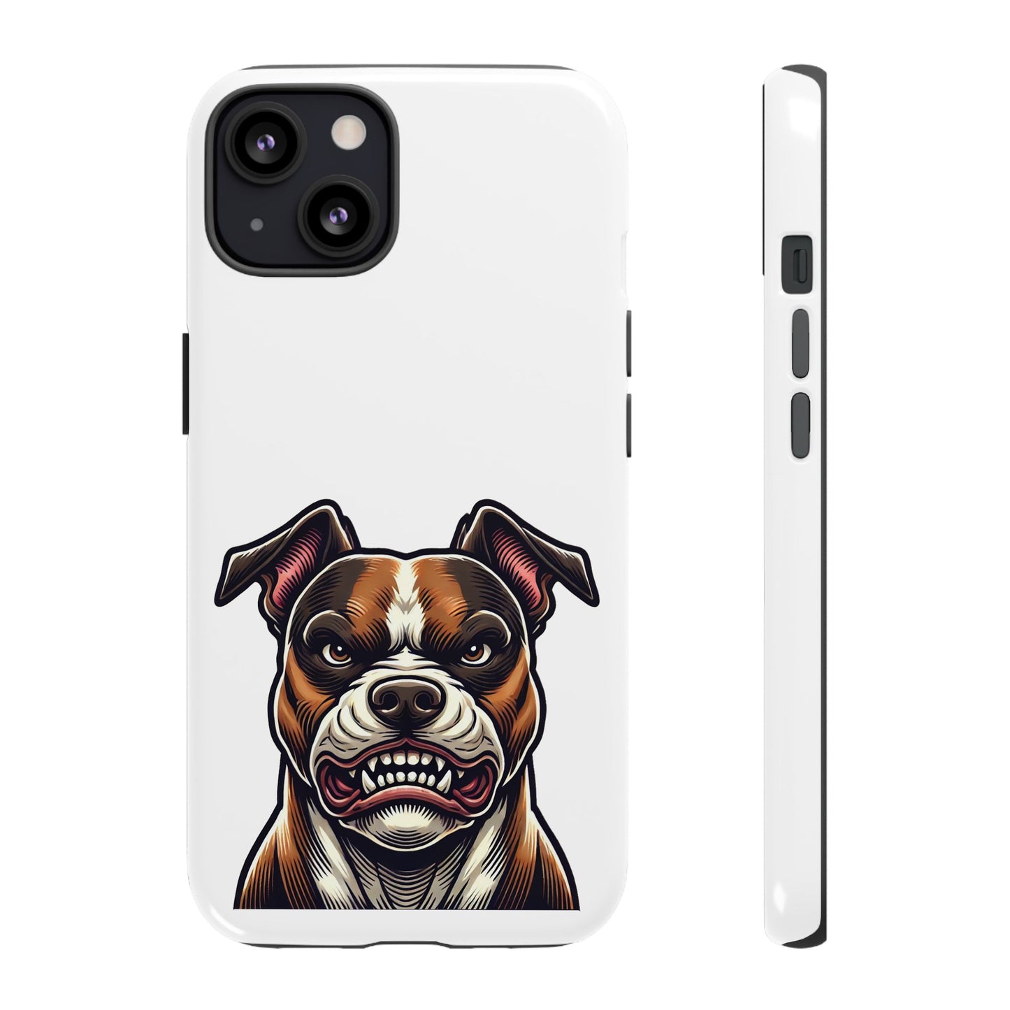 Tough Cases: Pit Bull Design Phone Case for Animal Lovers