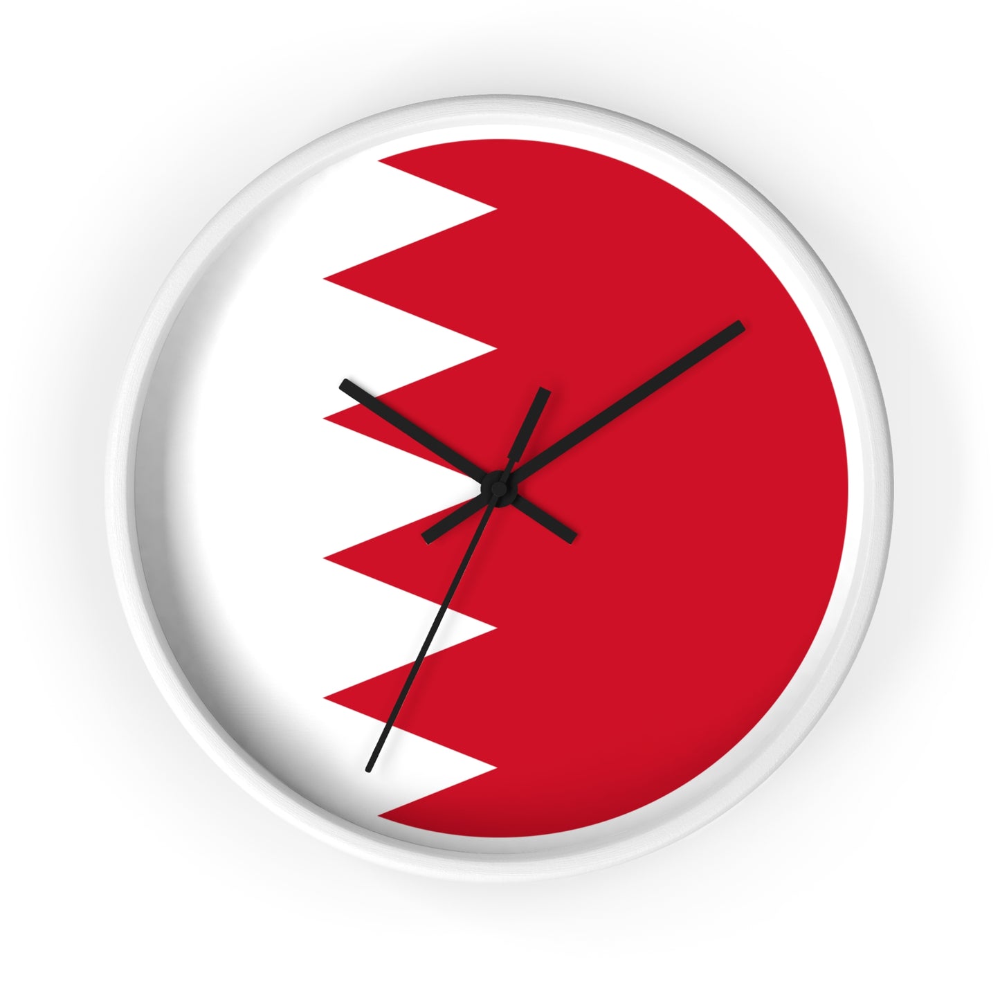 Bahrain Flag Wall Clock - Modern Home Decor for National Pride