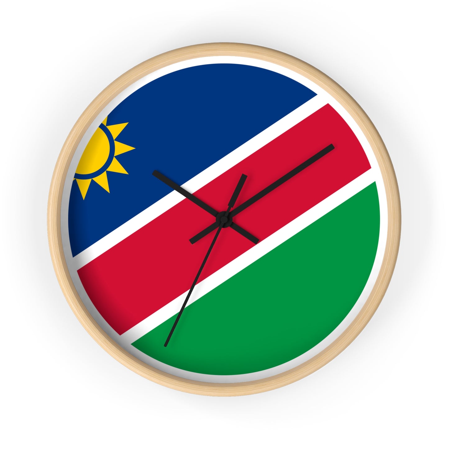 Namibia Flag Wall Clock - Vibrant Timepiece for Home Decor and Gifts