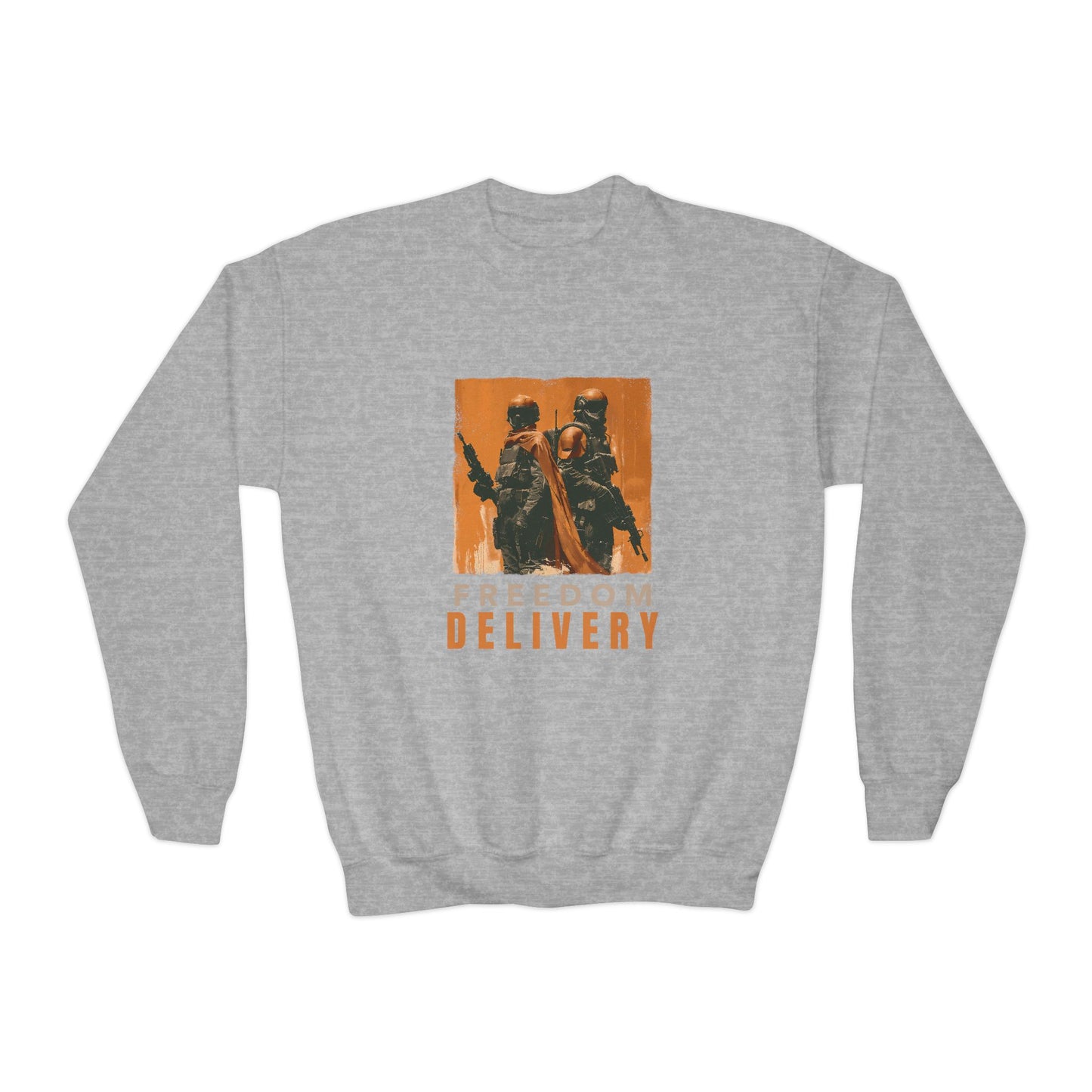 Youth Crewneck Sweatshirt - Freedom Delivery Graphic Tee