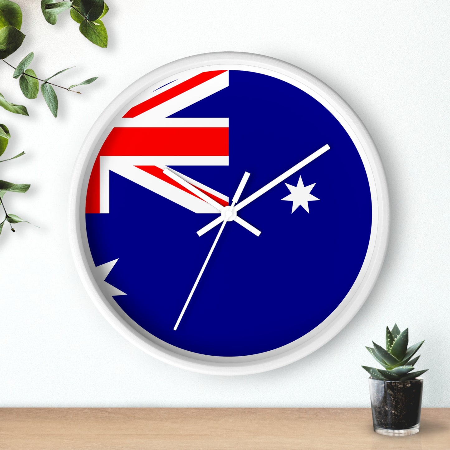 Australia Flag Wall Clock – Stylish Home Decor for Aussie Pride
