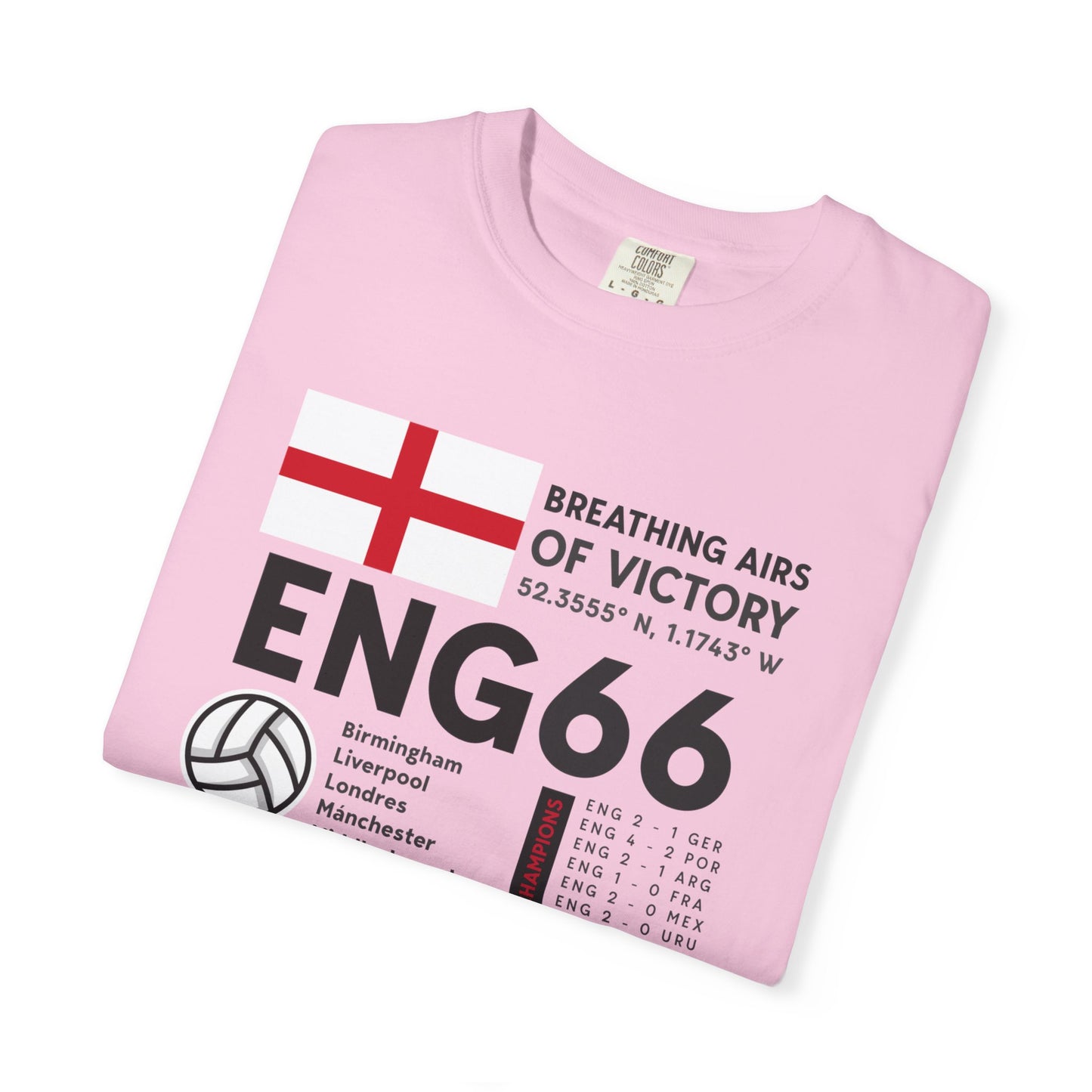 Unisex T-Shirt ENGLAND '66 Breathing Airs of Victory