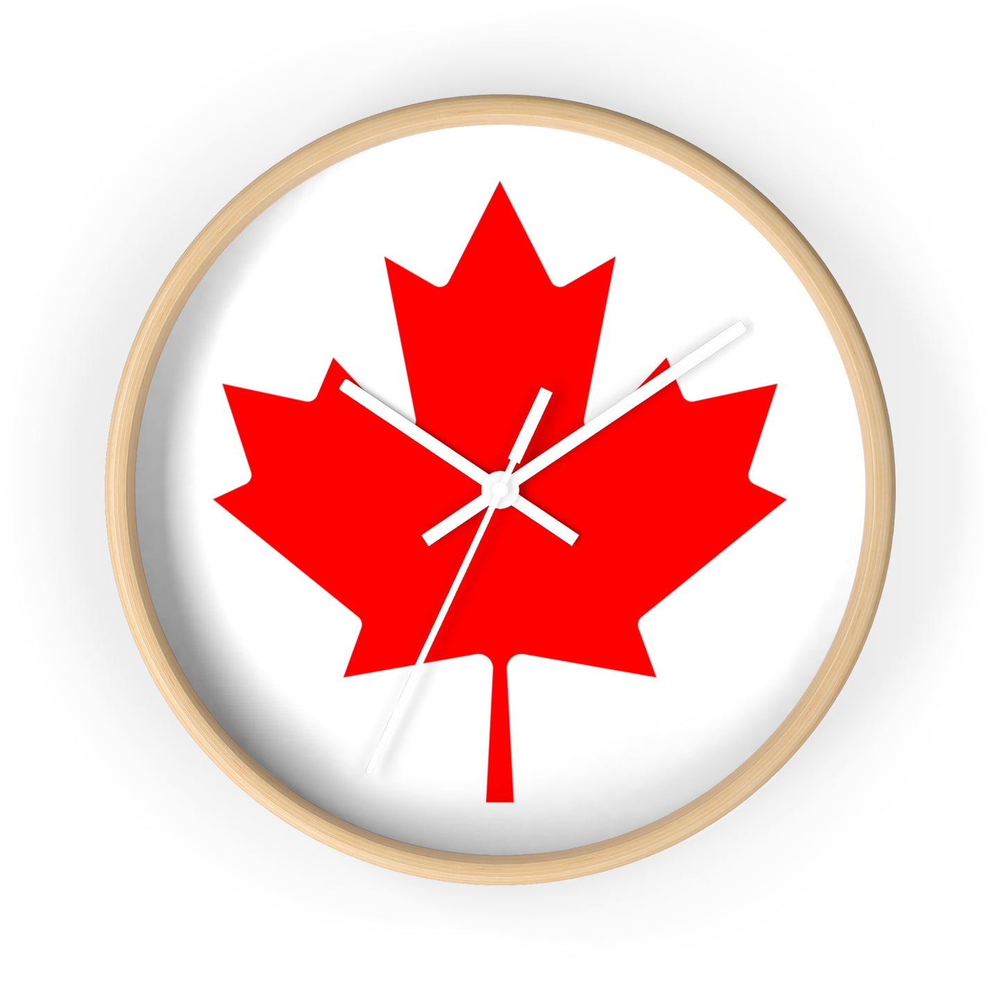 Canadian Maple Leaf Wall Clock - Perfect for Home & Office Decor