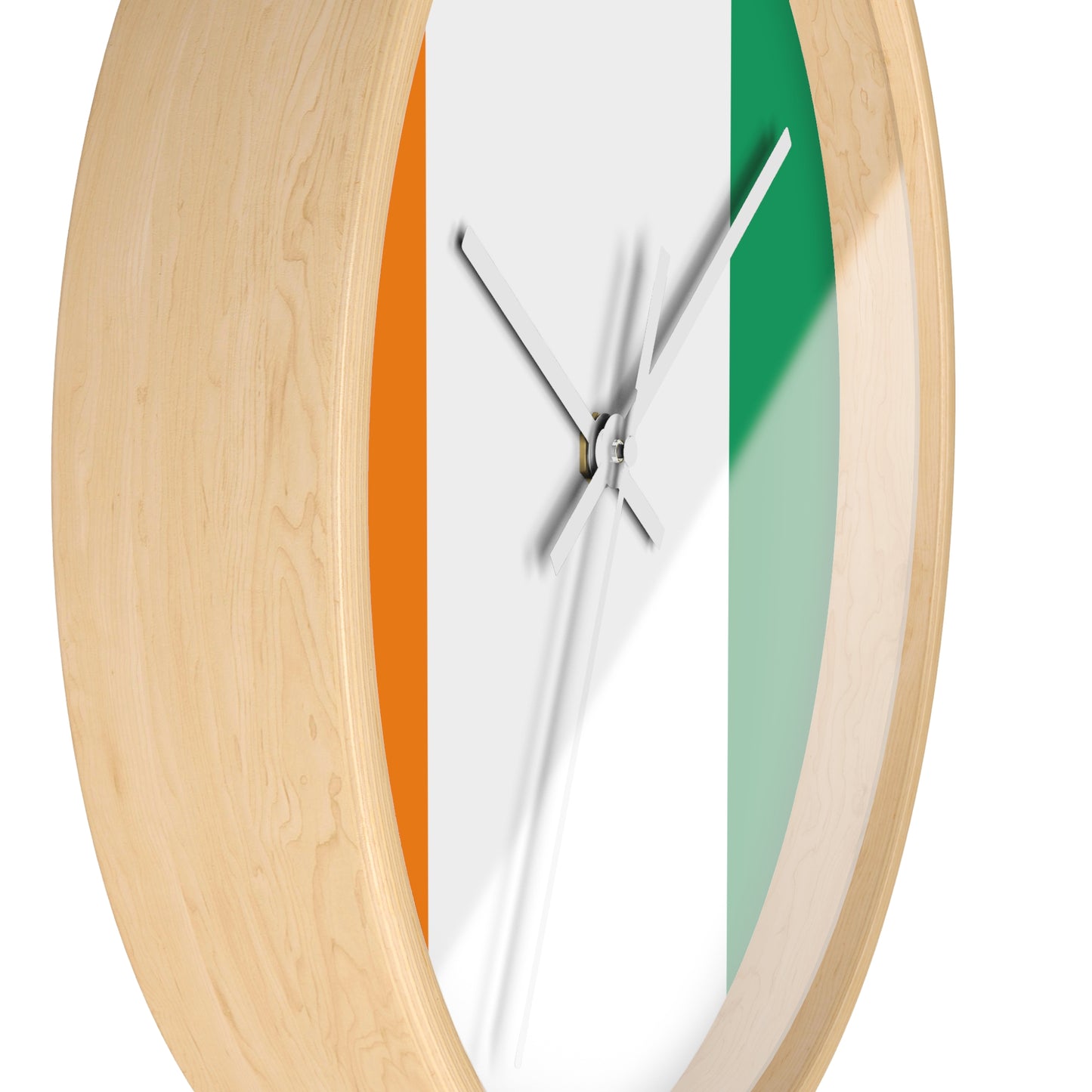 Irish Flag Wall Clock - Home Decor for St. Patrick's Day