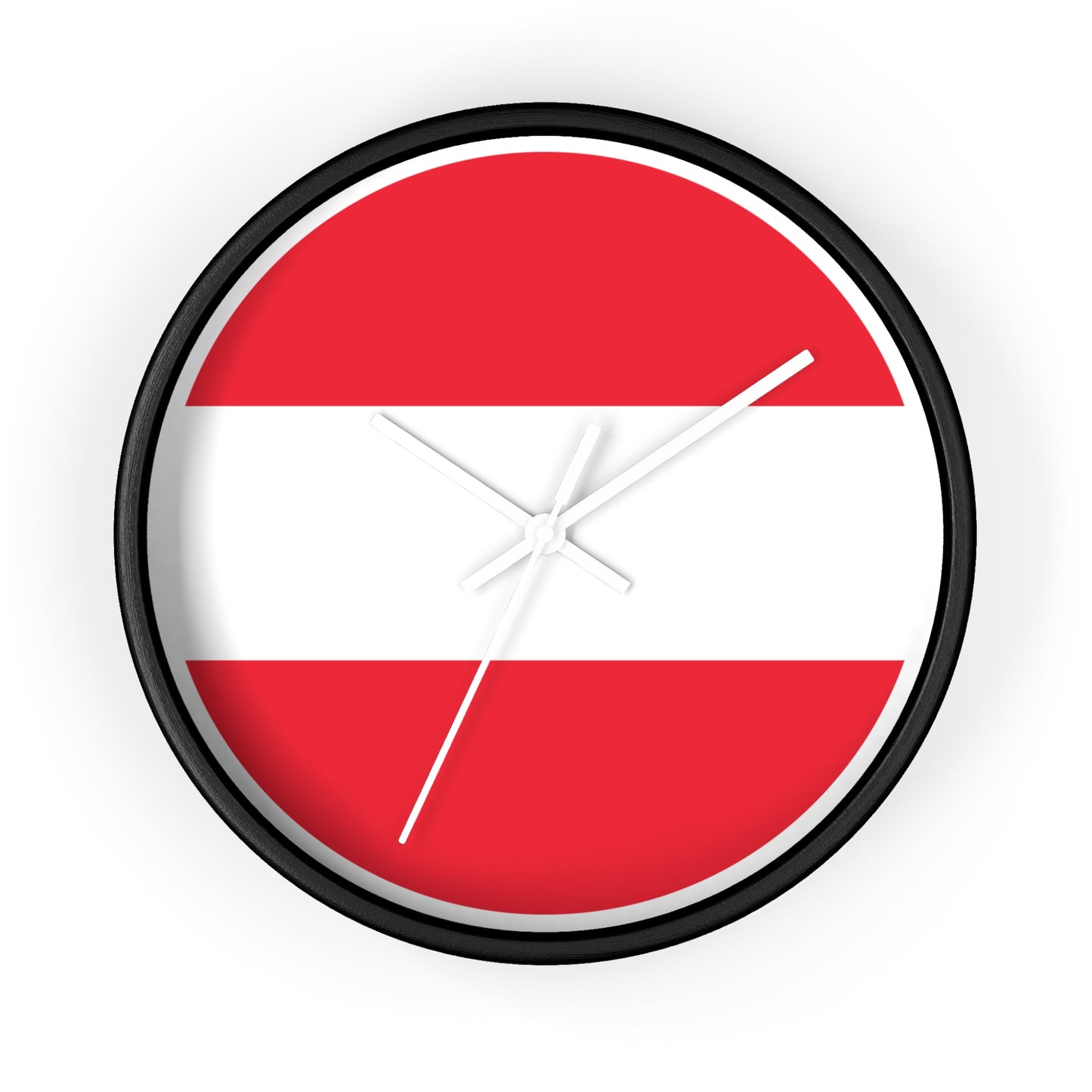 Austrian Flag Wall Clock - Unique Home Decor for Austria Lovers