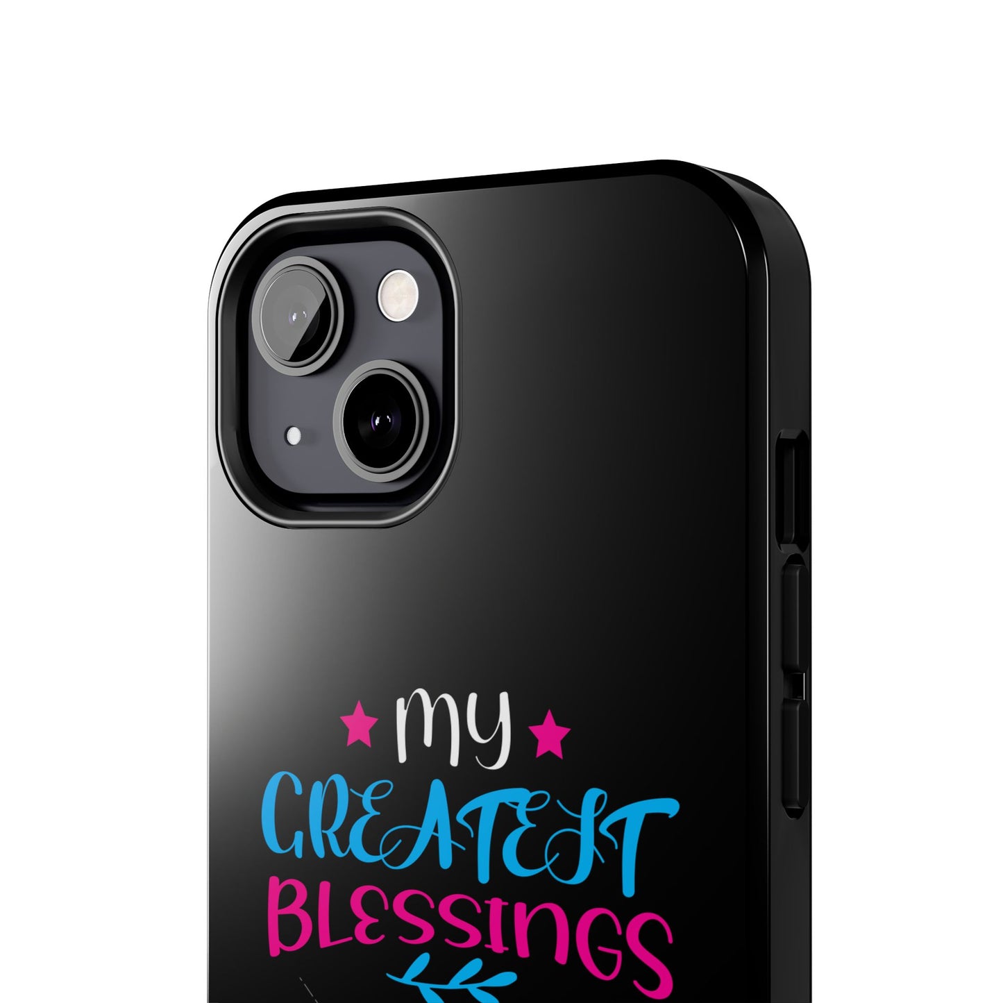 Personalized Phone Case - Fatherhood Dad My Greatest Blessings