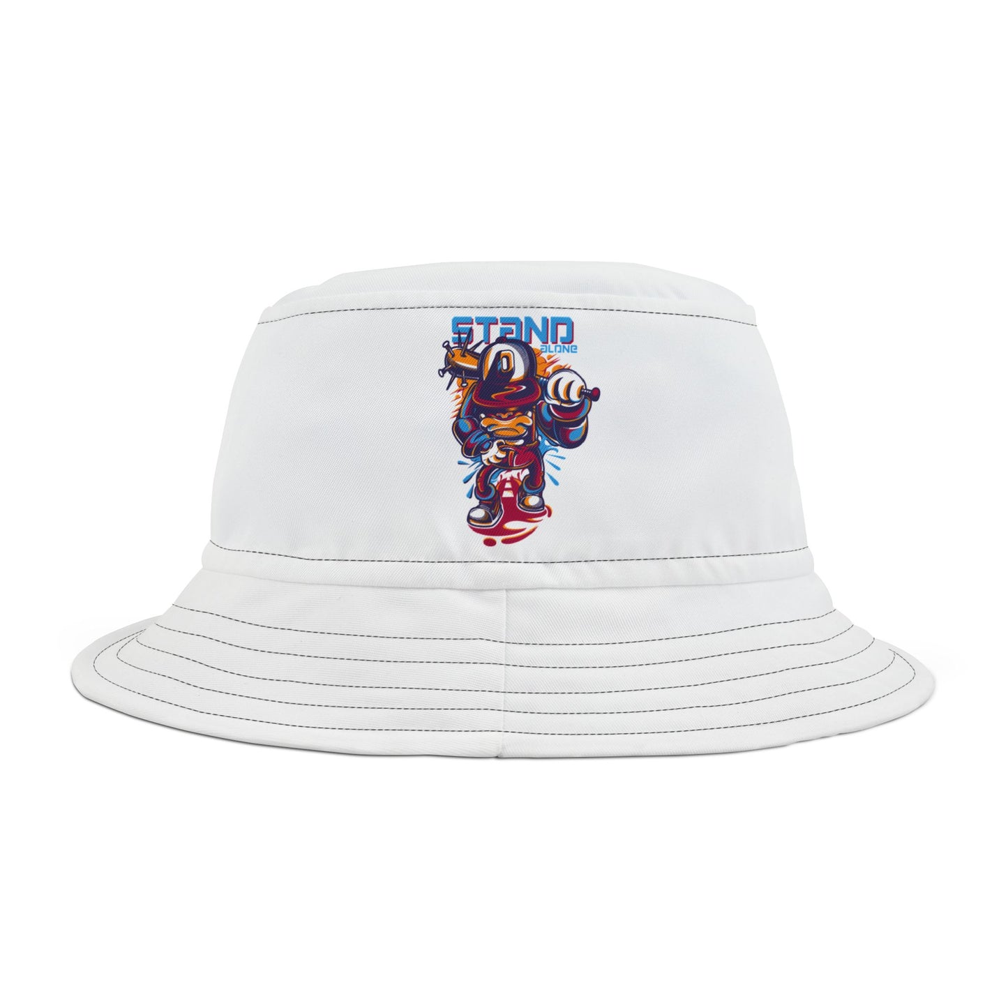 Stand Up Graphic Bucket Hat - Trendy Summer Headwear