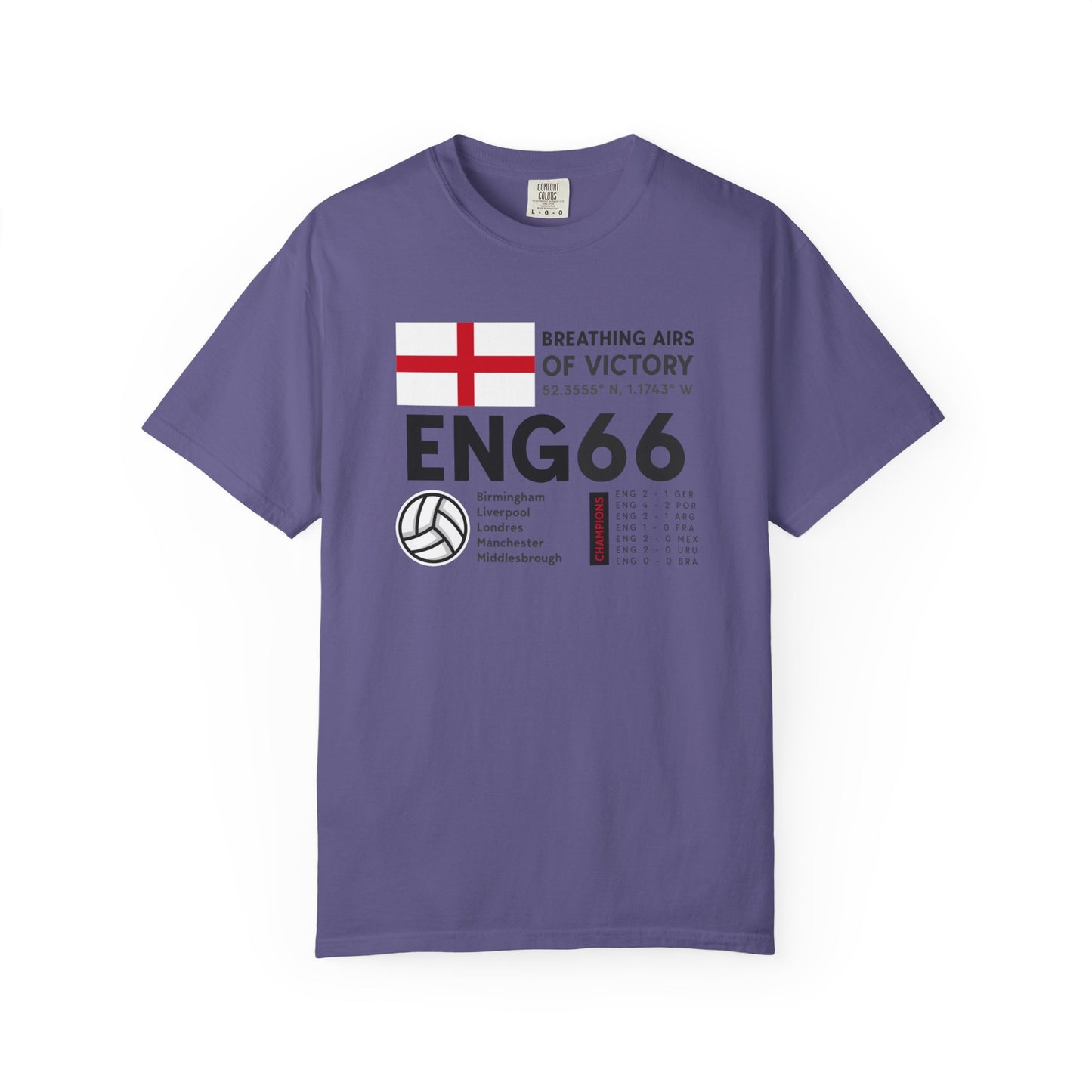 Unisex T-Shirt ENGLAND '66 Breathing Airs of Victory
