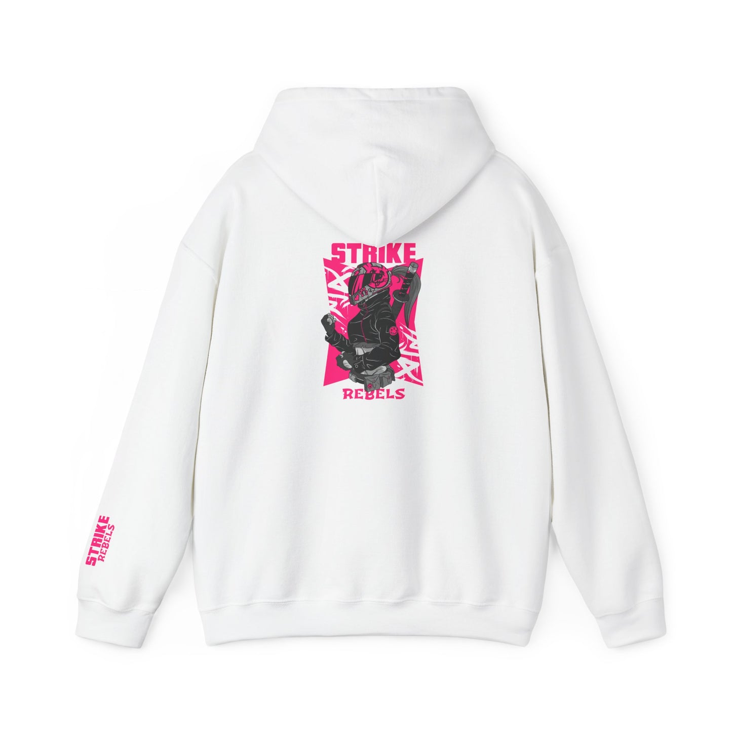Men Rebellious Graphic Hooded Sweatshirt
