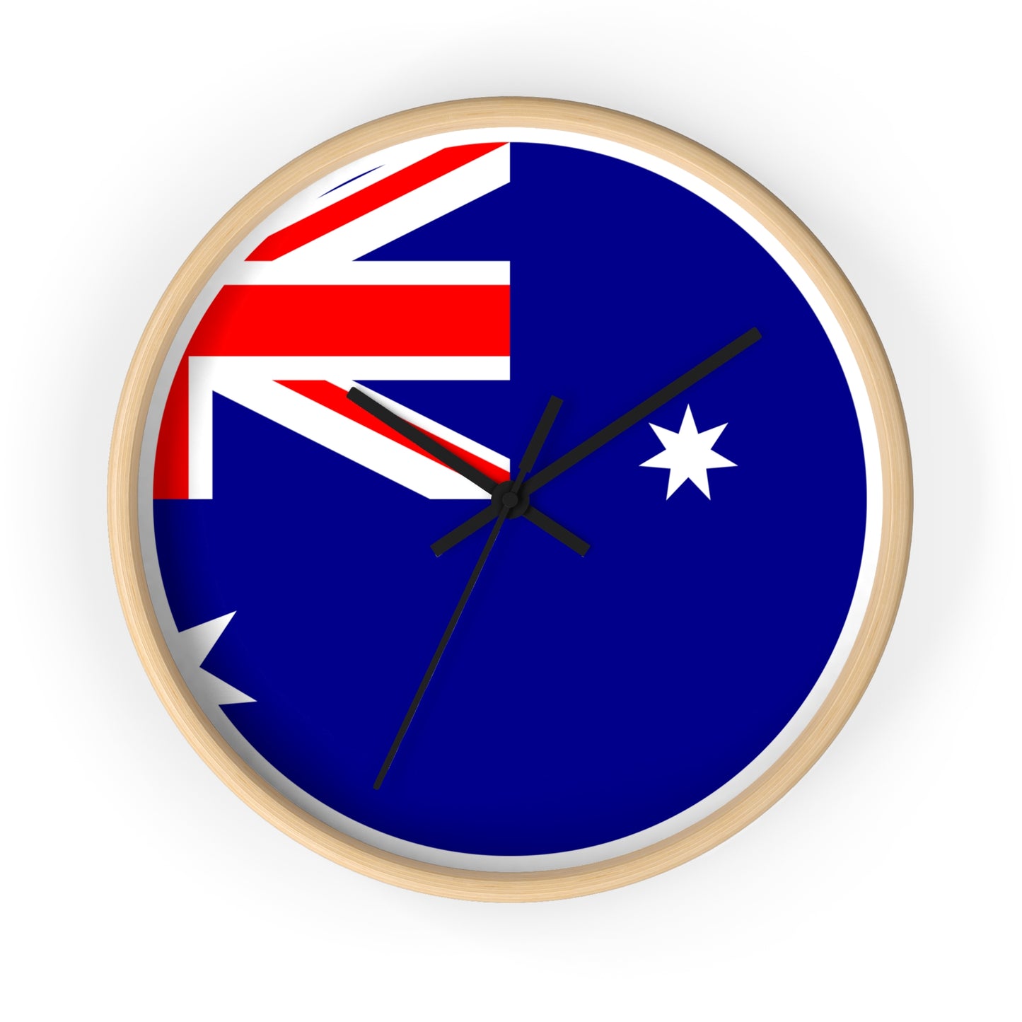 Australia Flag Wall Clock – Stylish Home Decor for Aussie Pride