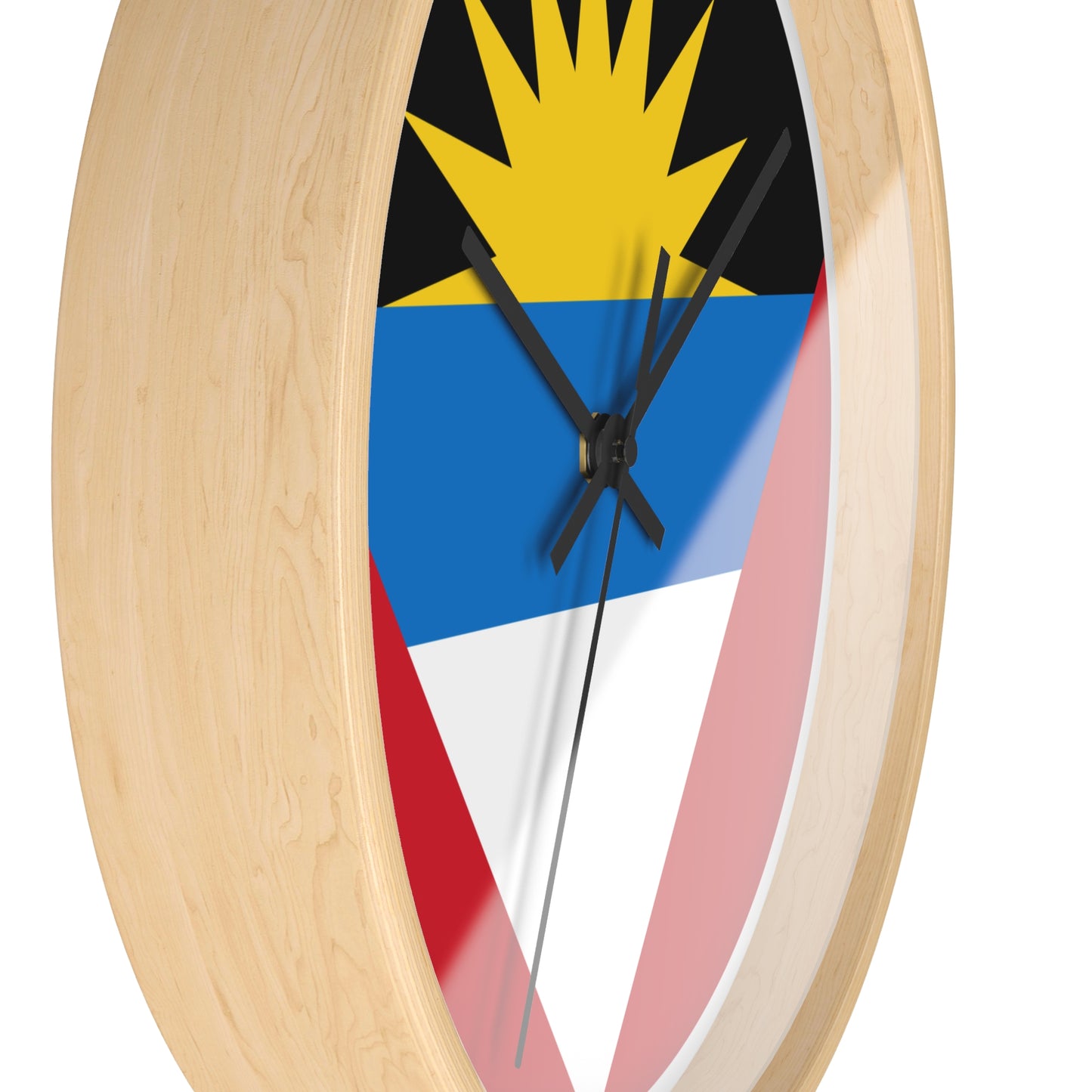 Antiguan Flag Wall Clock - Vibrant Timepiece for Home Decor