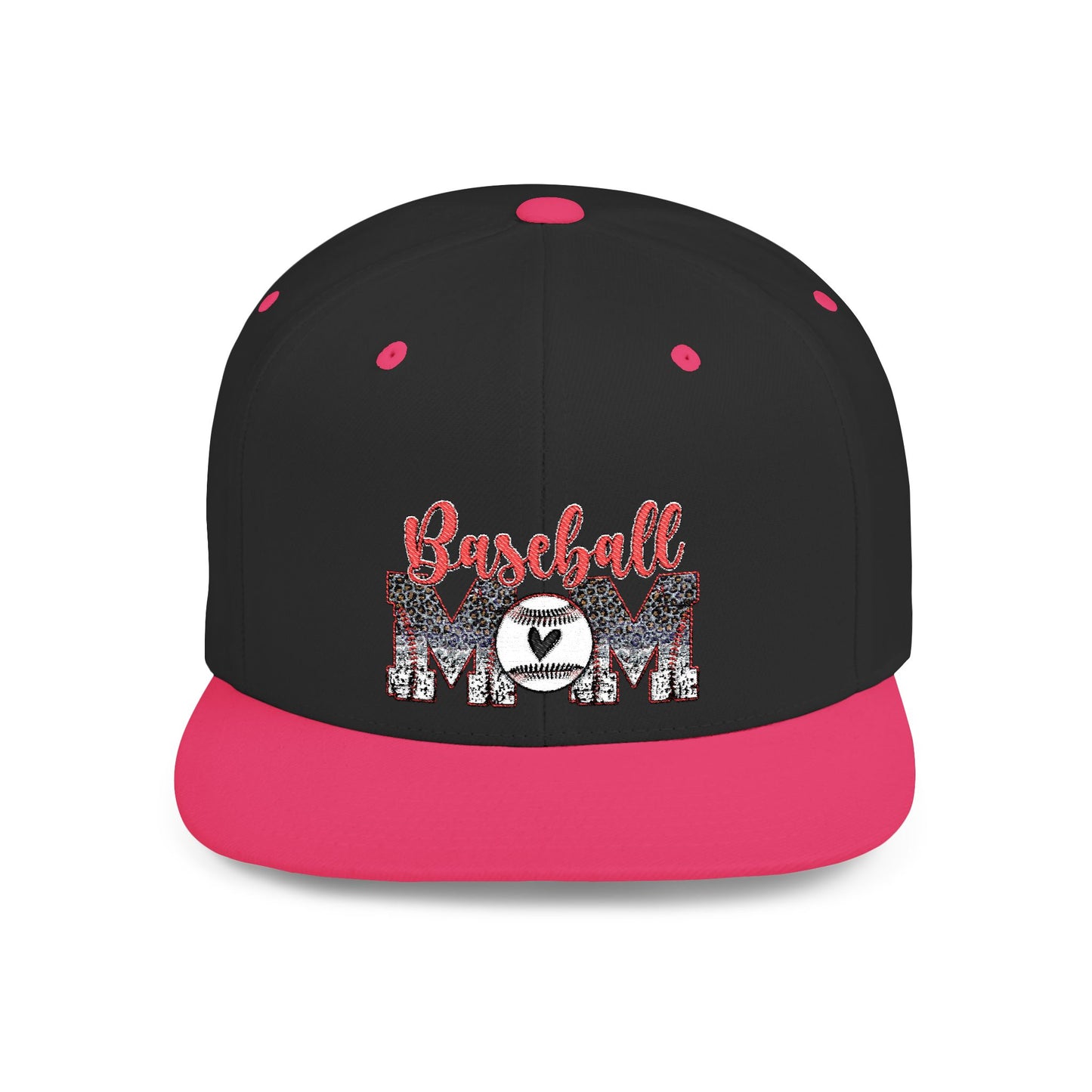 Women's Flat Snapback Cap Baseball Mom - Perfect Gift for Sports Moms