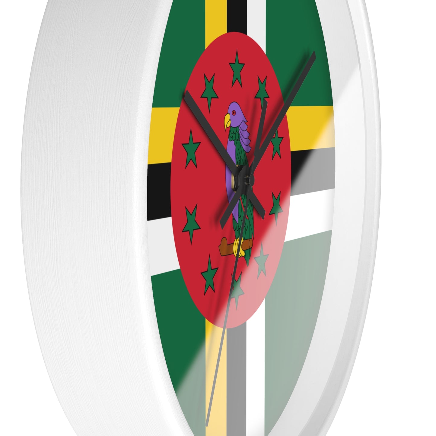 Dominica Flag Wall Clock | Vibrant Caribbean Home Decor
