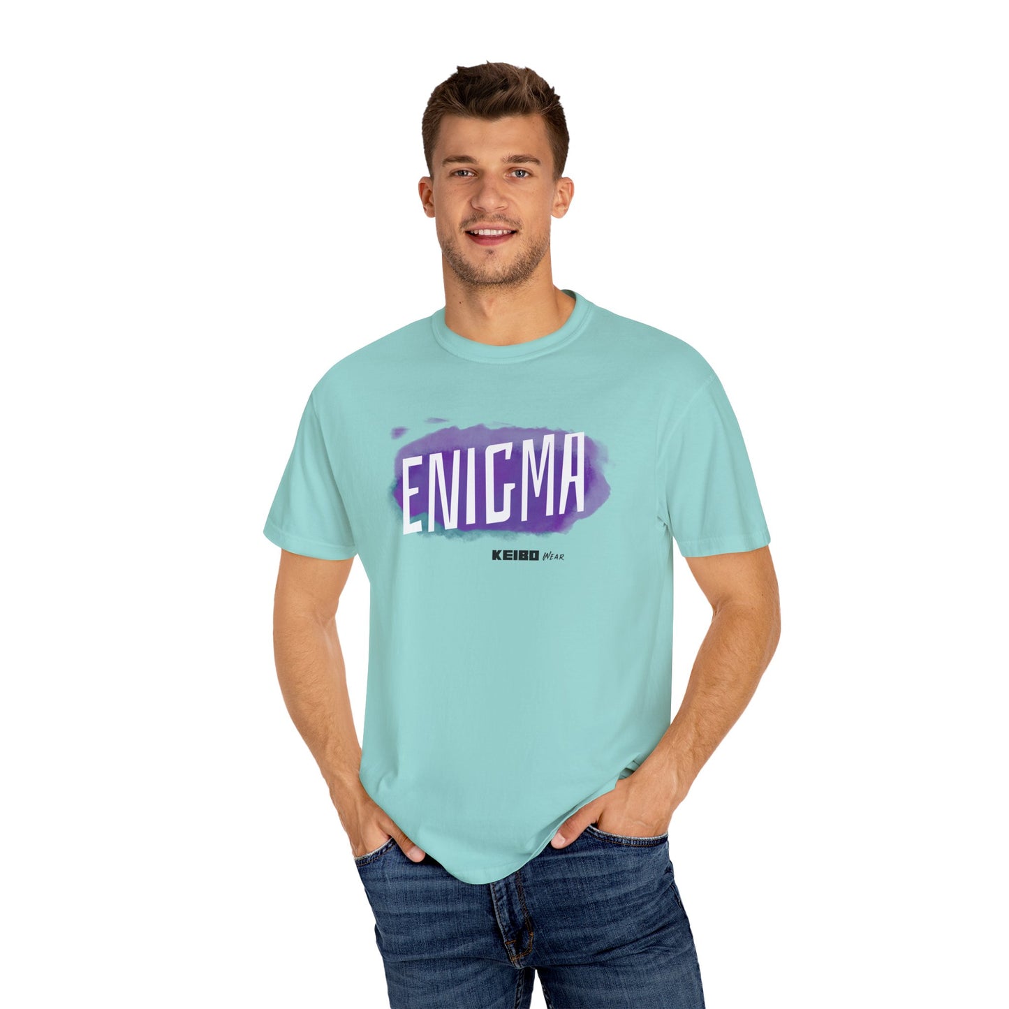 Enigma Unisex Garment-Dyed T-Shirt - Stylish and Unique Casual Wear