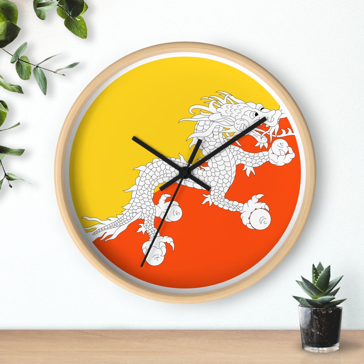 Vibrant Dragon Wall Clock - Asian-Inspired Home Decor & Great Gift