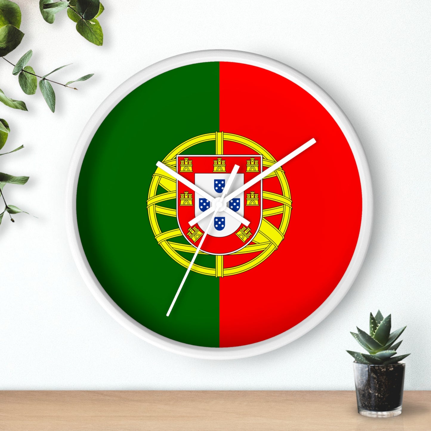 Portuguese Flag Wall Clock - Celebrate Your Heritage at Home