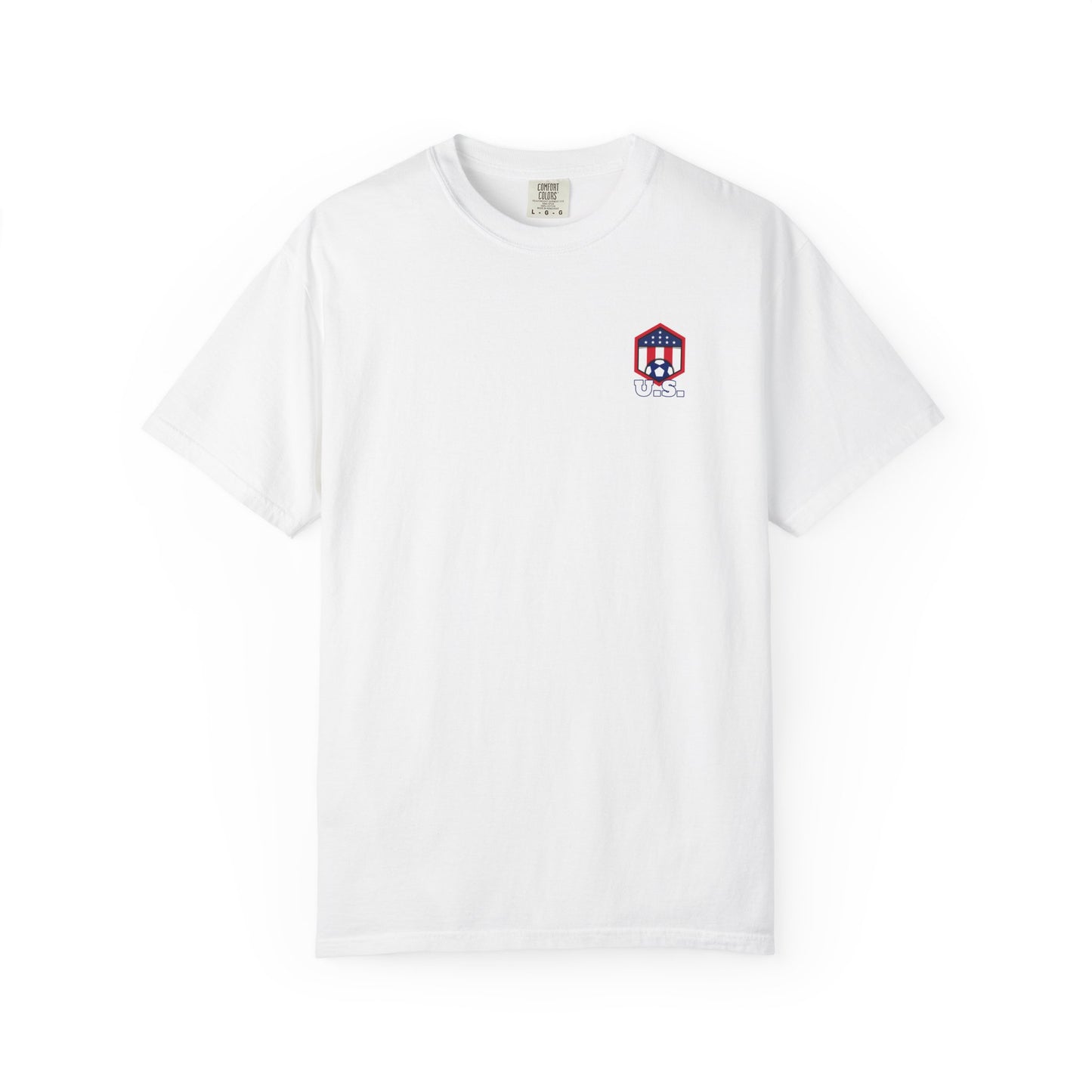 Unisex Garment-Dyed T-Shirt with American Flag