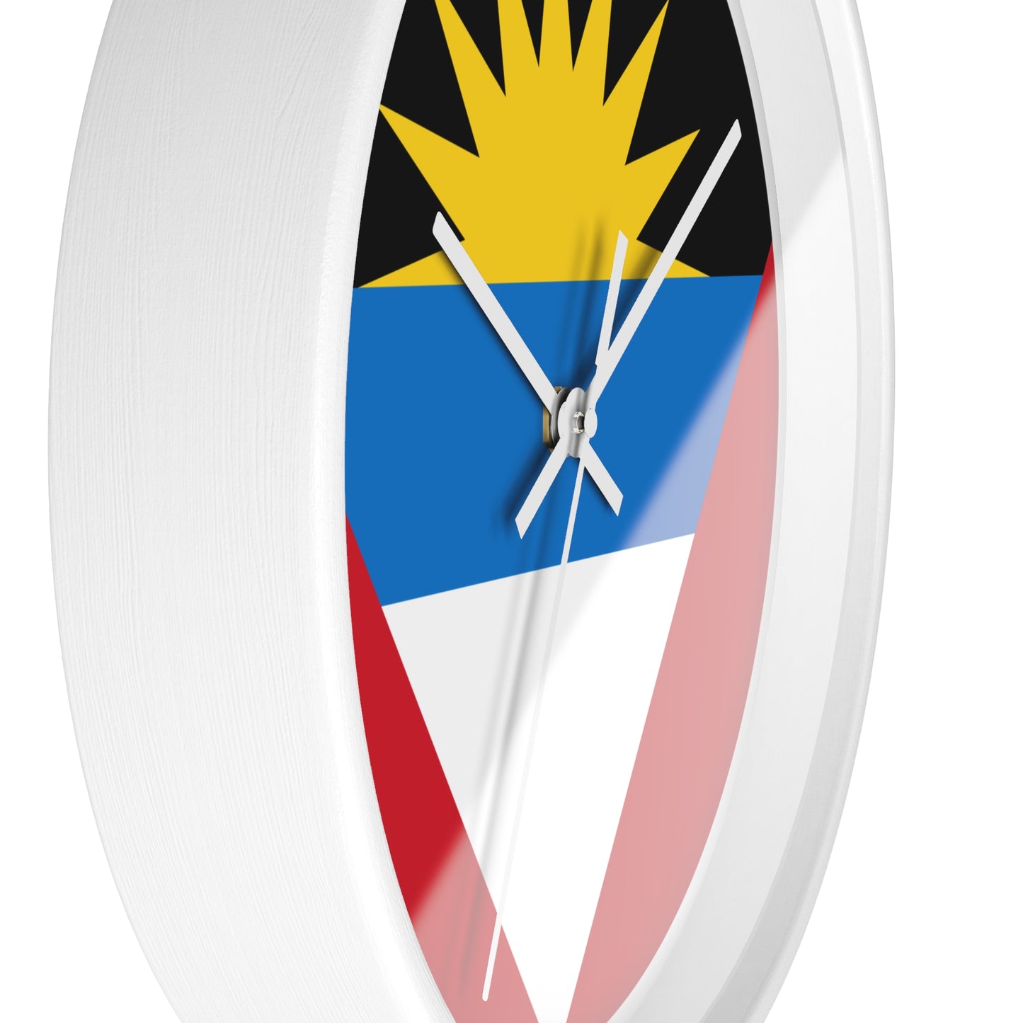 Antiguan Flag Wall Clock - Vibrant Timepiece for Home Decor