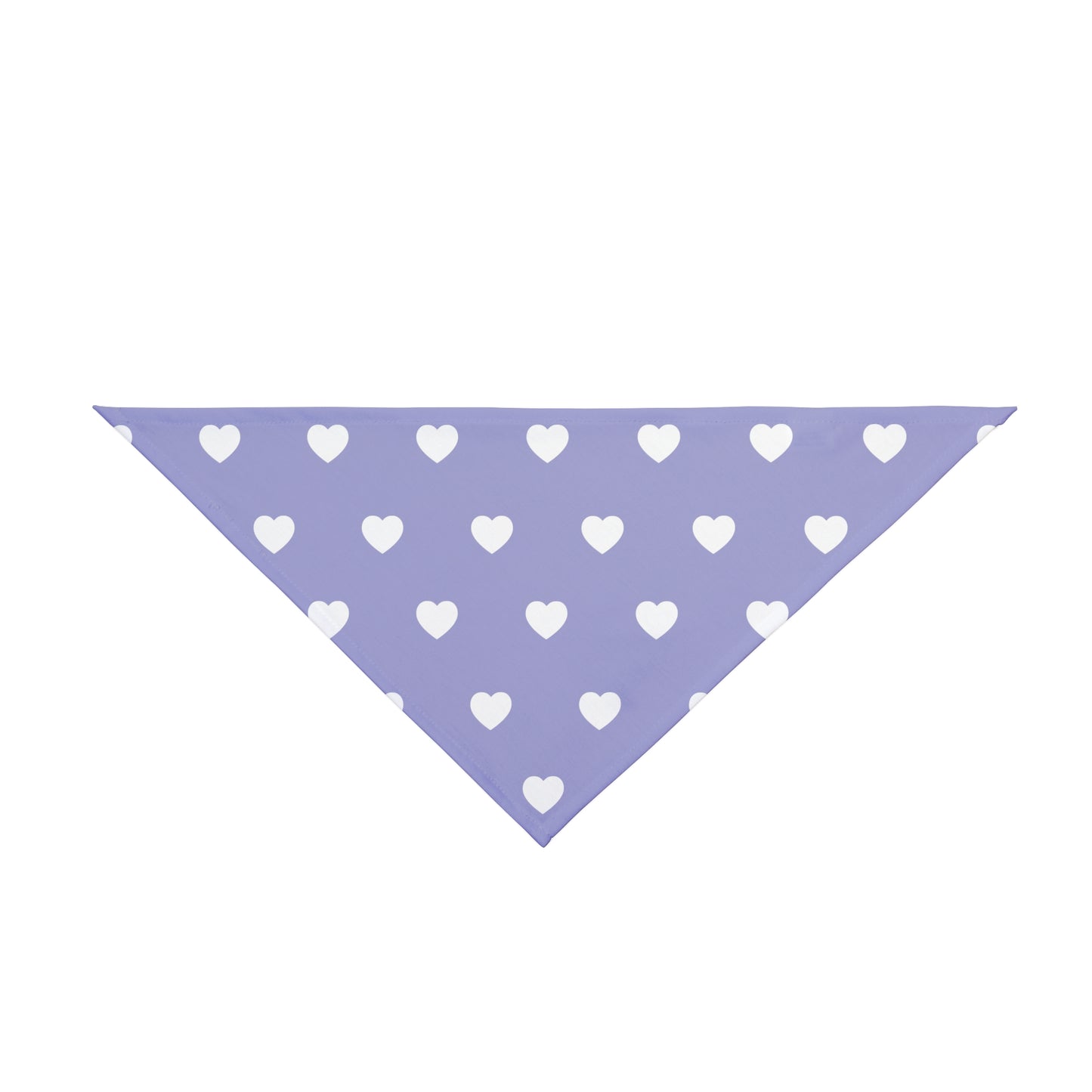 Love Heart Pattern Pet Bandana - Cute Puppy Accessory