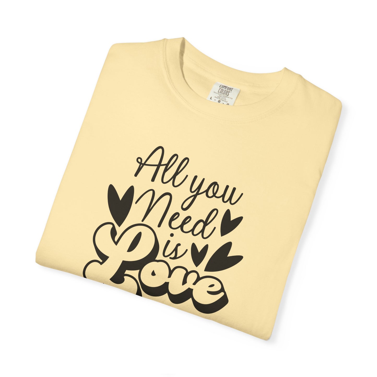 Women Graphic T-Shirt All You Need Is Love for Valentine's Day