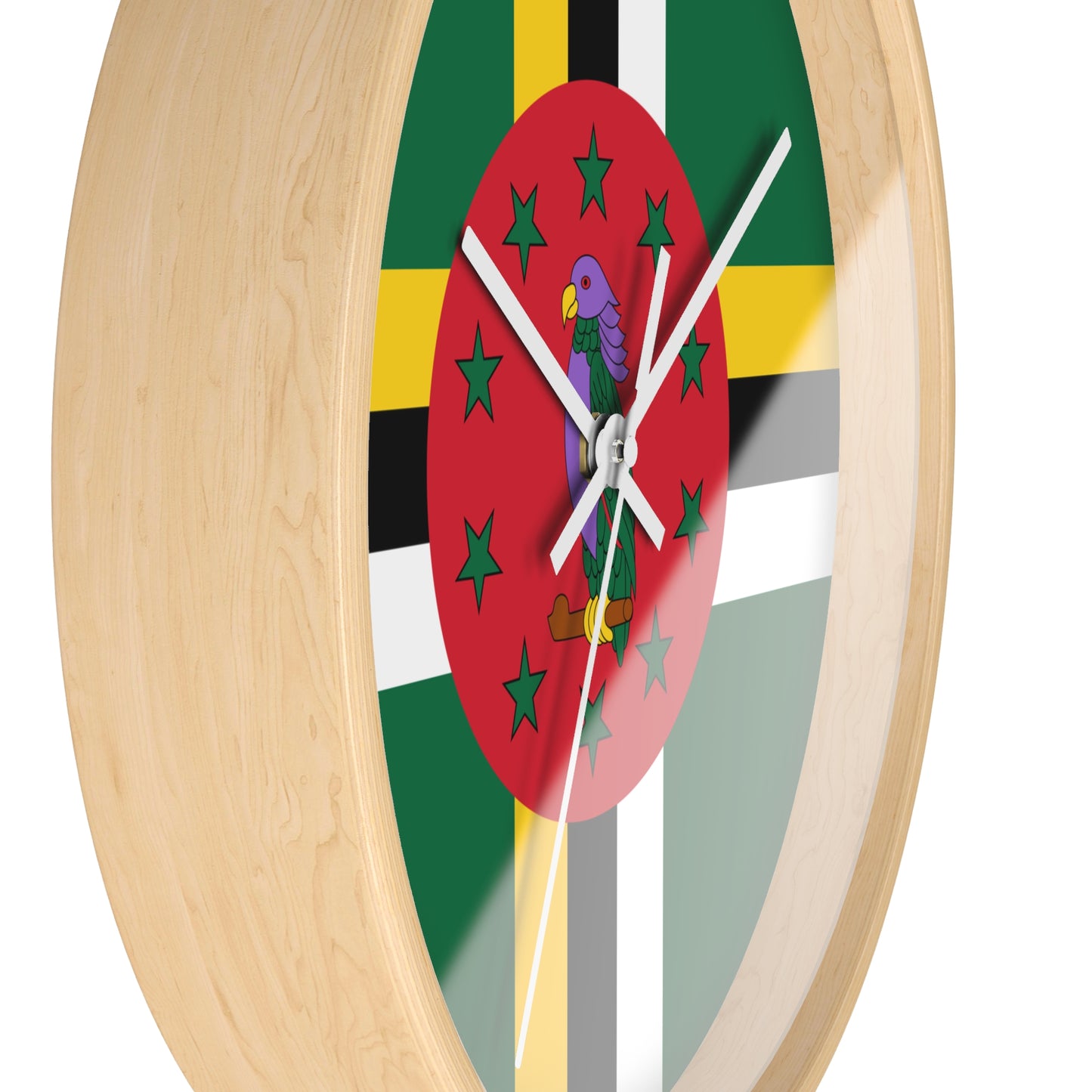 Dominica Flag Wall Clock | Vibrant Caribbean Home Decor