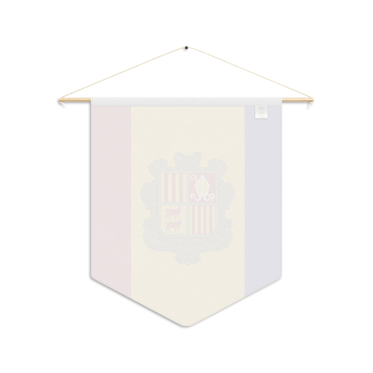 Andorran Shield Pennant - Vibrant Home Decor