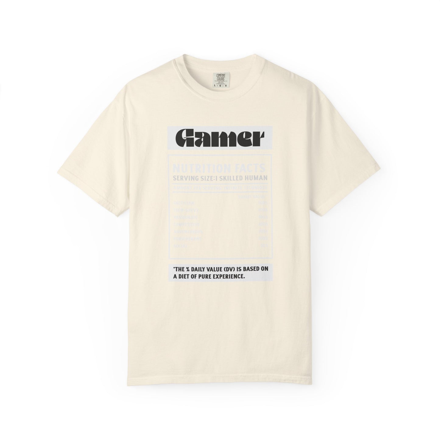 Gamer Nutrition Facts Unisex T-Shirt