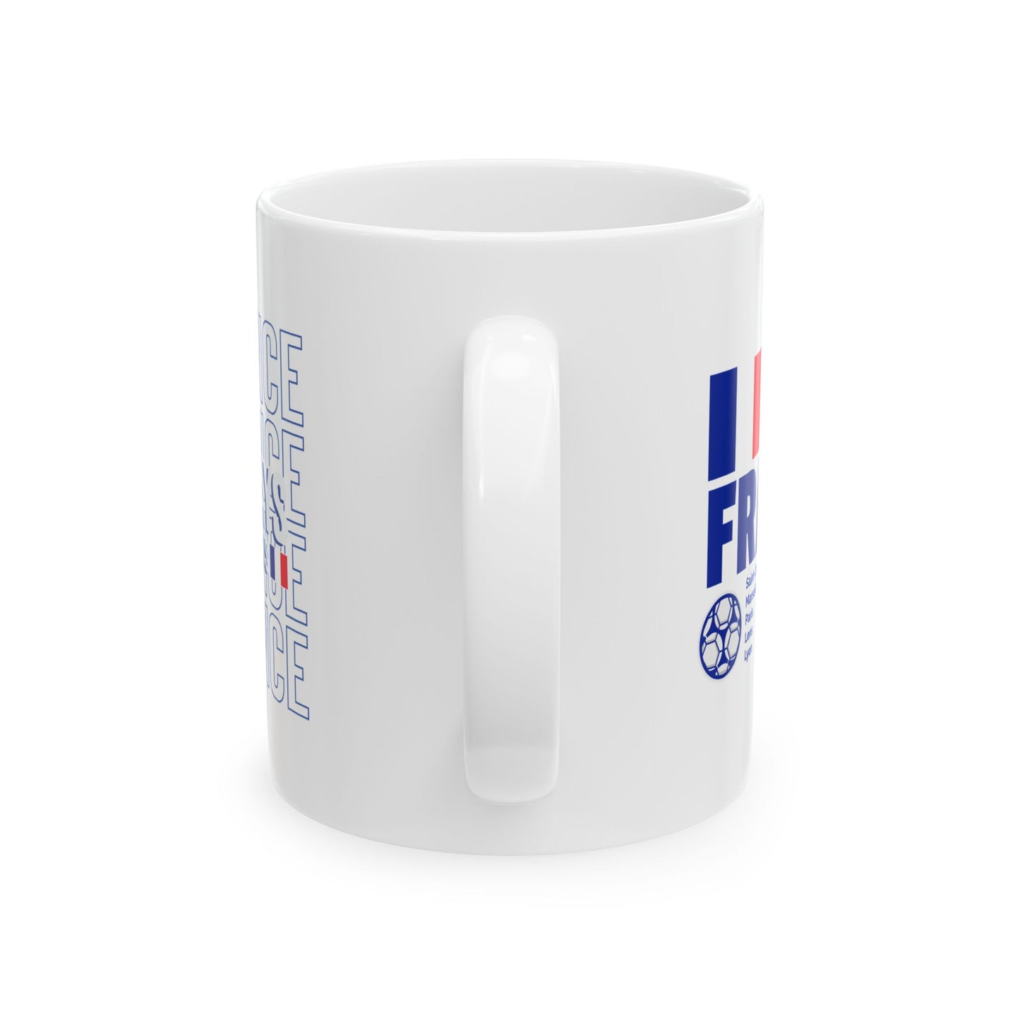 Football FRANCE Freedom Ceramic Mug 11oz Perfect Gift for Coffee Lovers