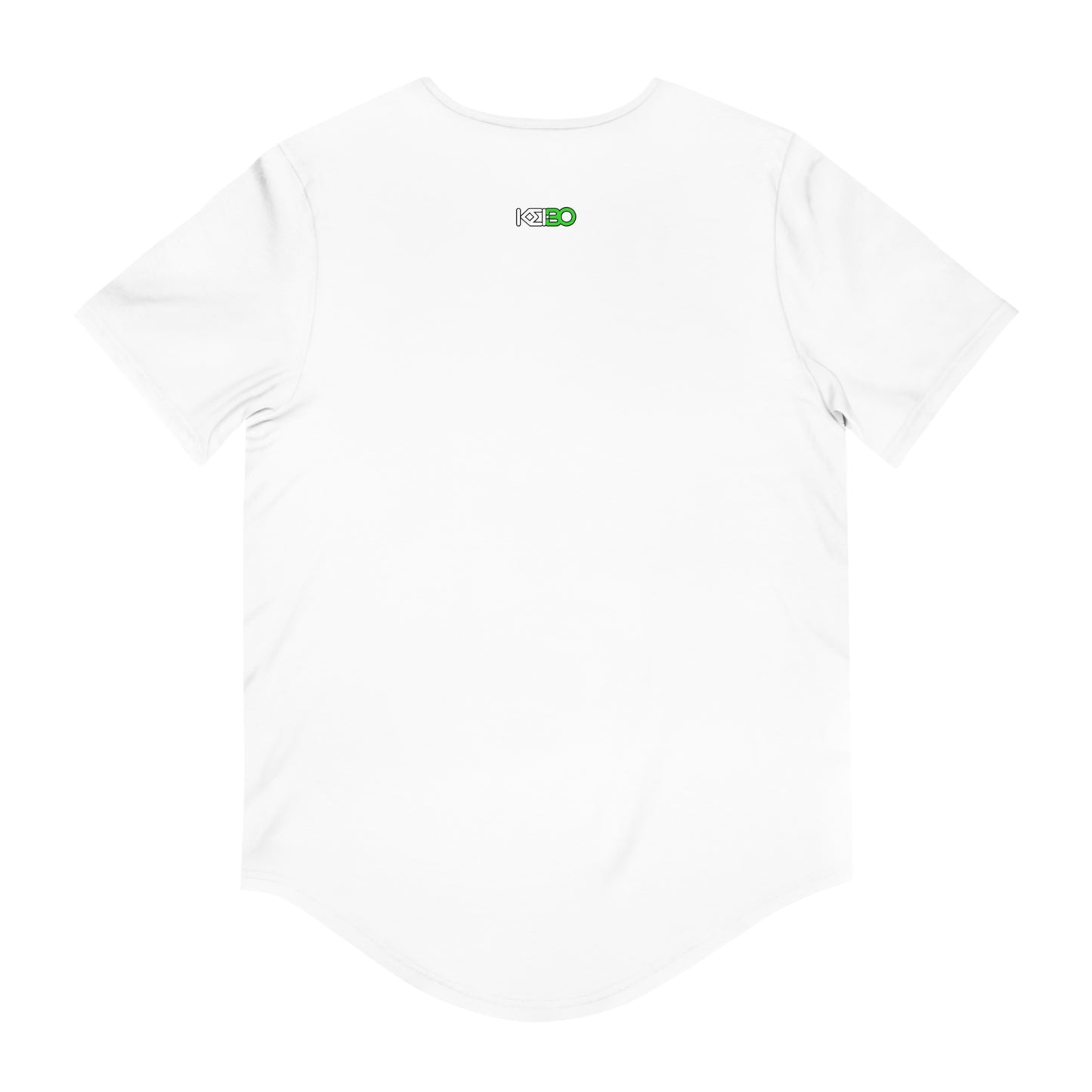 Men's Jersey Curved Hem Tee - Colorful Sports Car Design