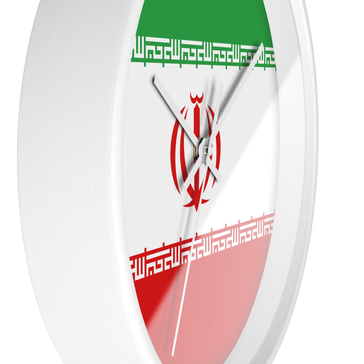 Patriotic Iran Wall Clock - Stylish Home Decor for National Pride