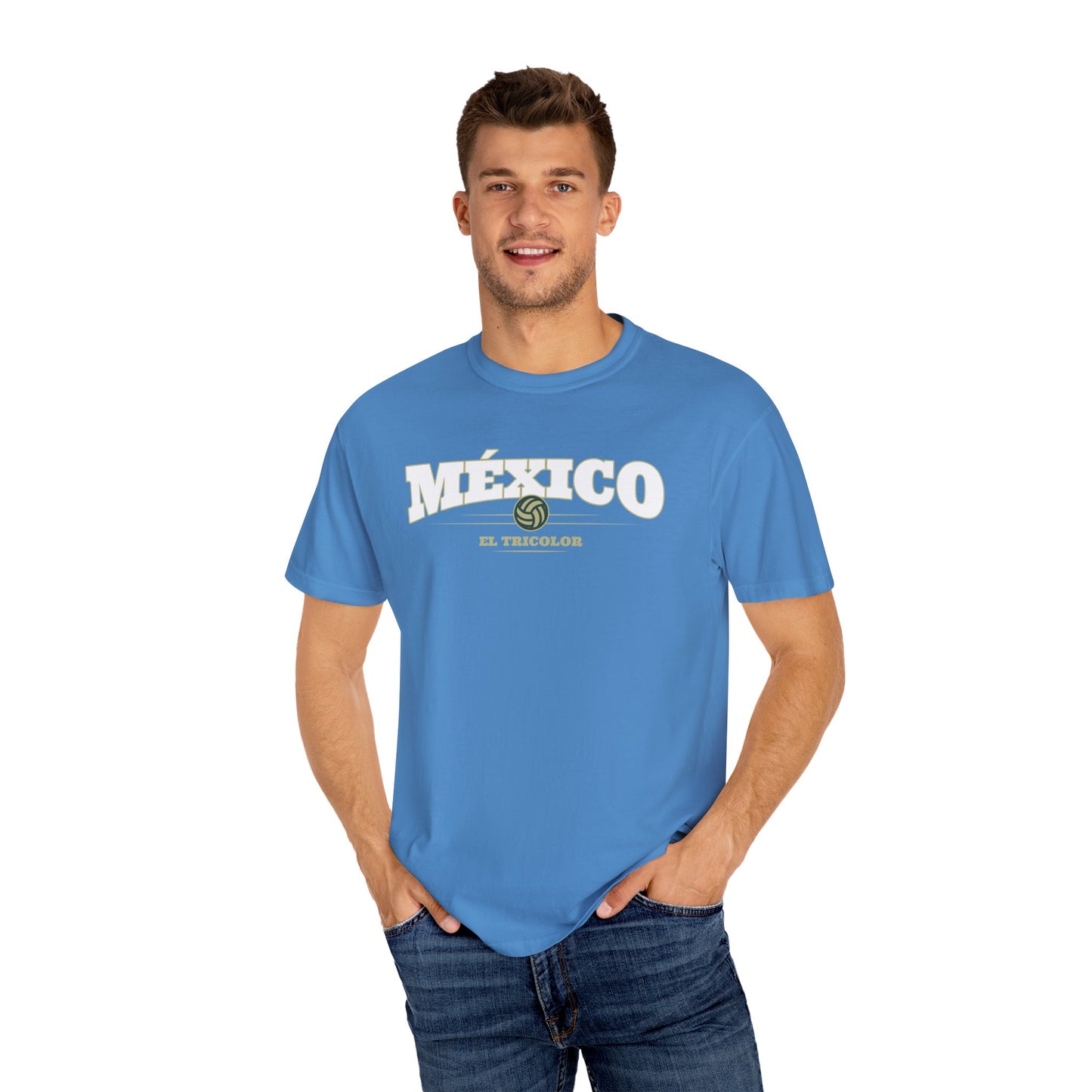 México El Tricolor Unisex T-Shirt Casual Summer Style