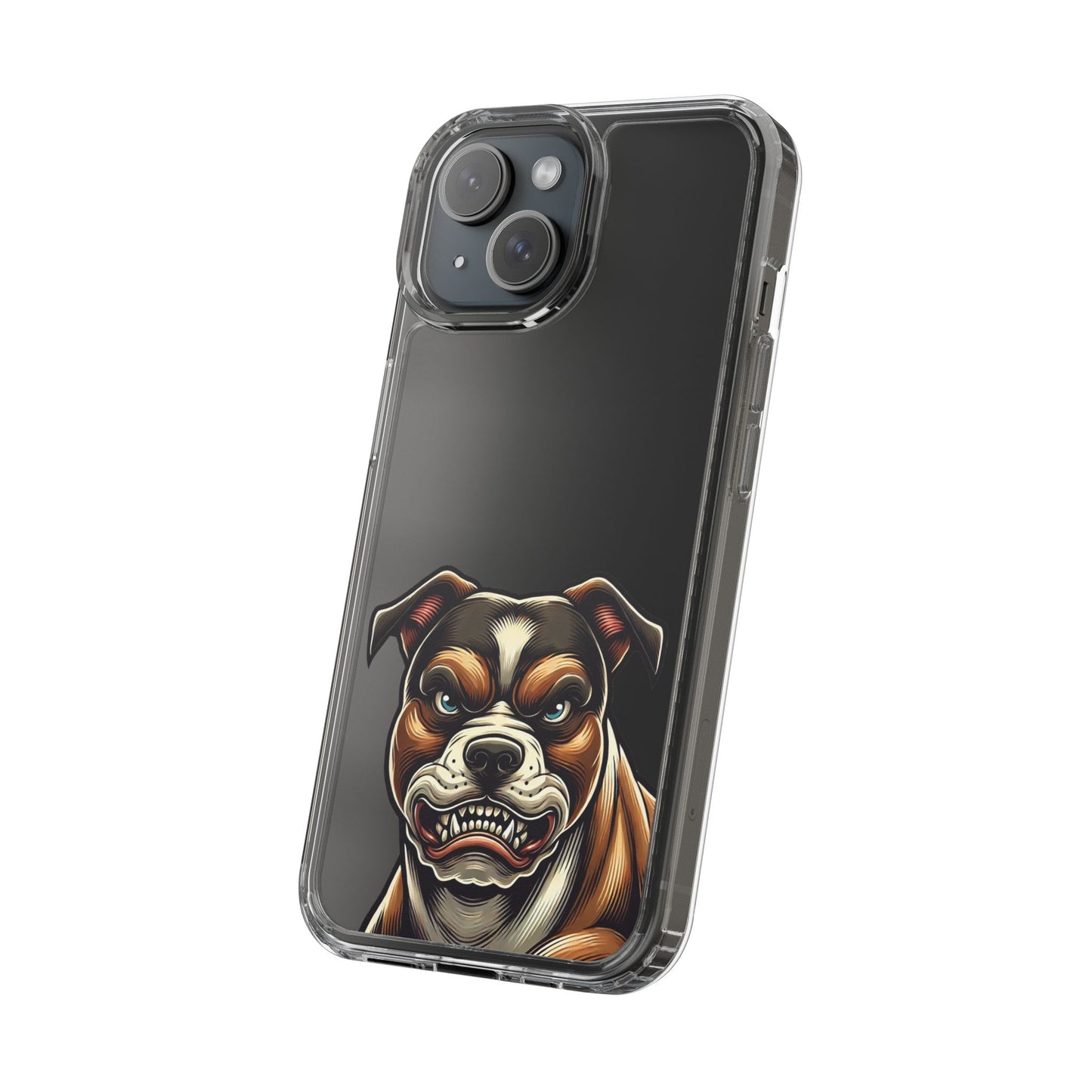 Pit Bull Print Clear Case - Perfect for Pet Lovers