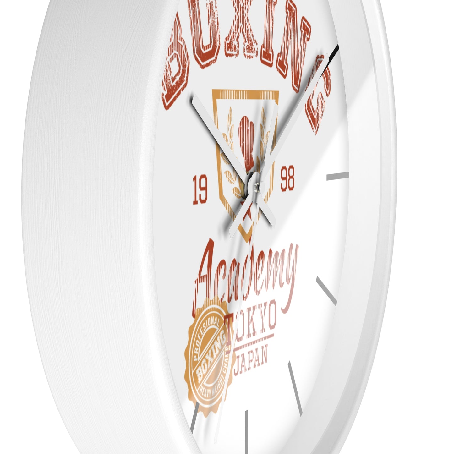 Boxing Academy Wall Clock - Vintage Style