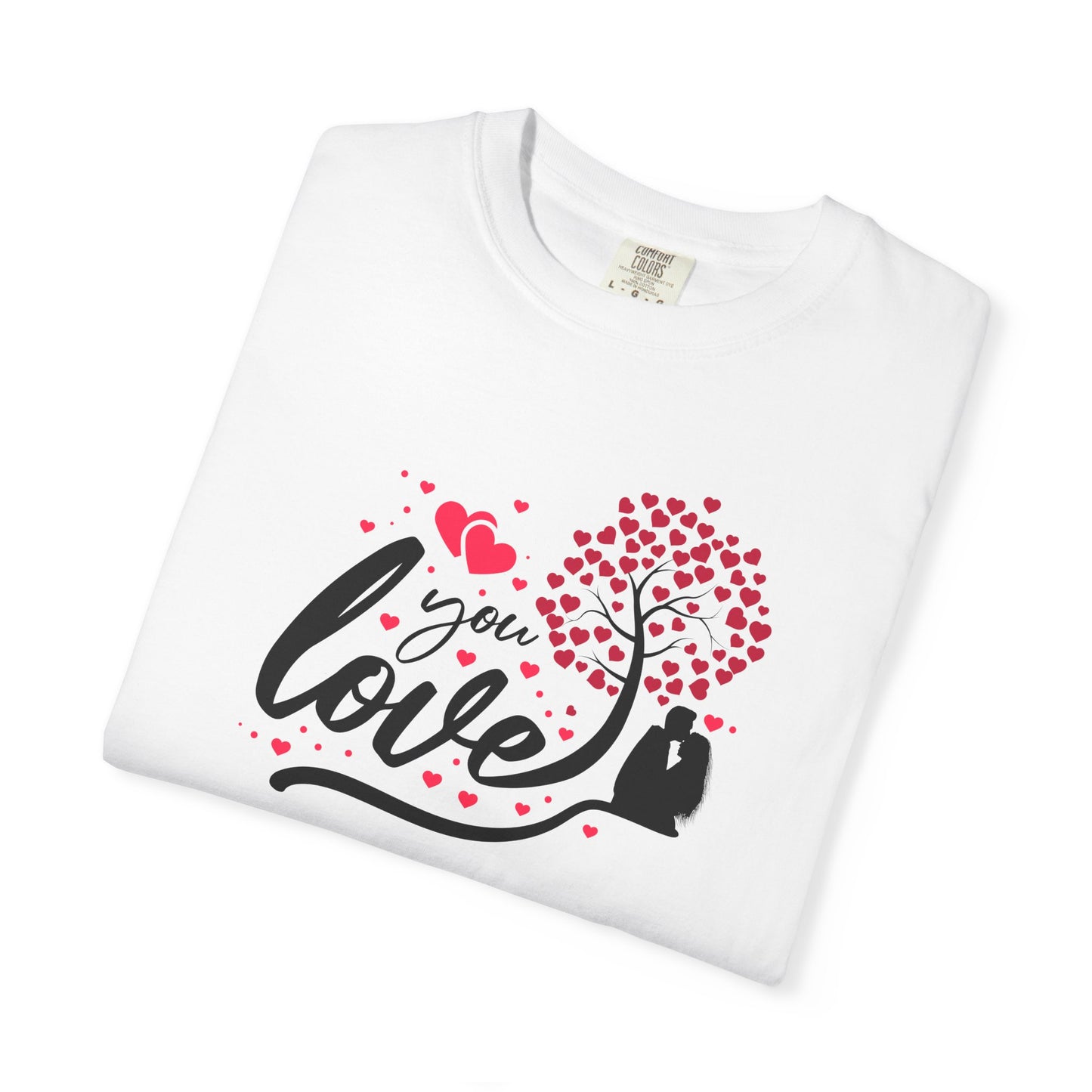 Women Love Tree T-Shirt - Heartfelt Gift for Valentine's Day & Anniversaries