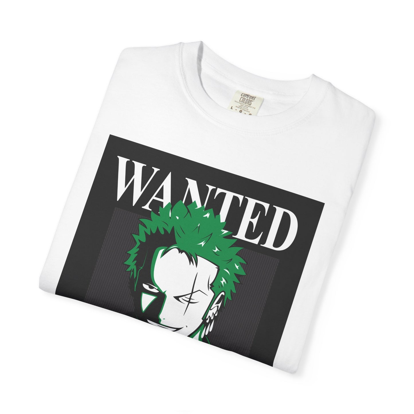 Unisex Wanted Roronoa Zoro T-Shirt Perfect for Fans, Casual Wear, and Gifting
