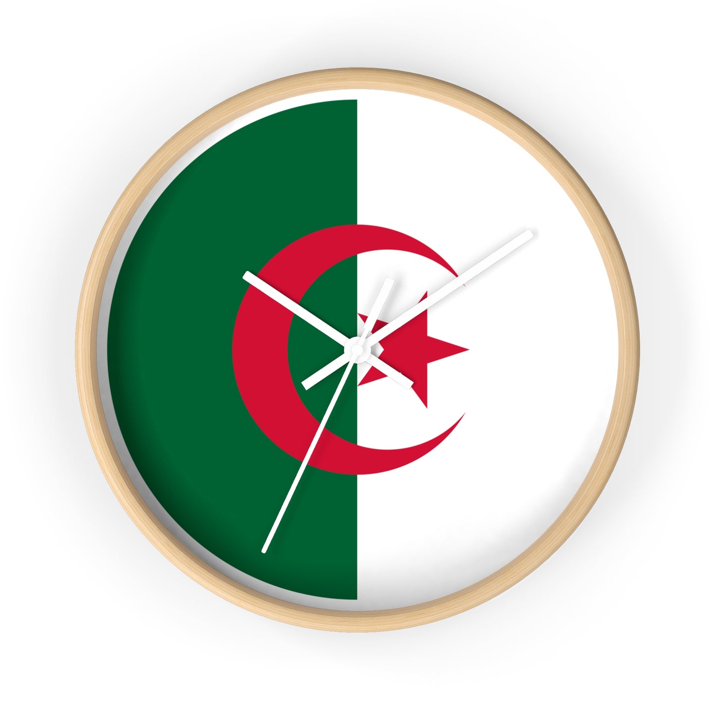 Algerian Flag Wall Clock - Stylish Home Decor for National Pride