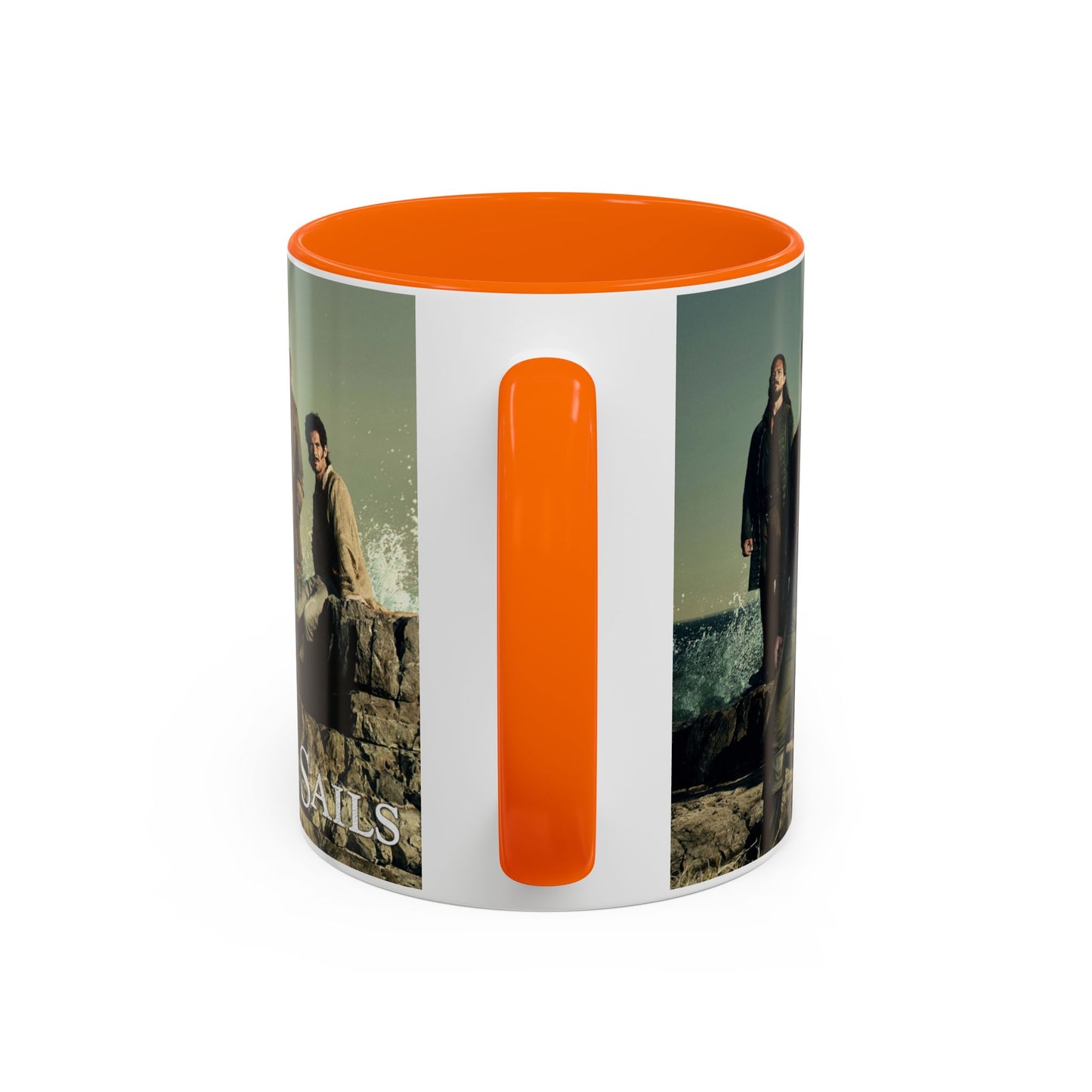 Black Sails Accent Coffee Mug - 11oz & 15oz | For Fans of Adventure & Pirates