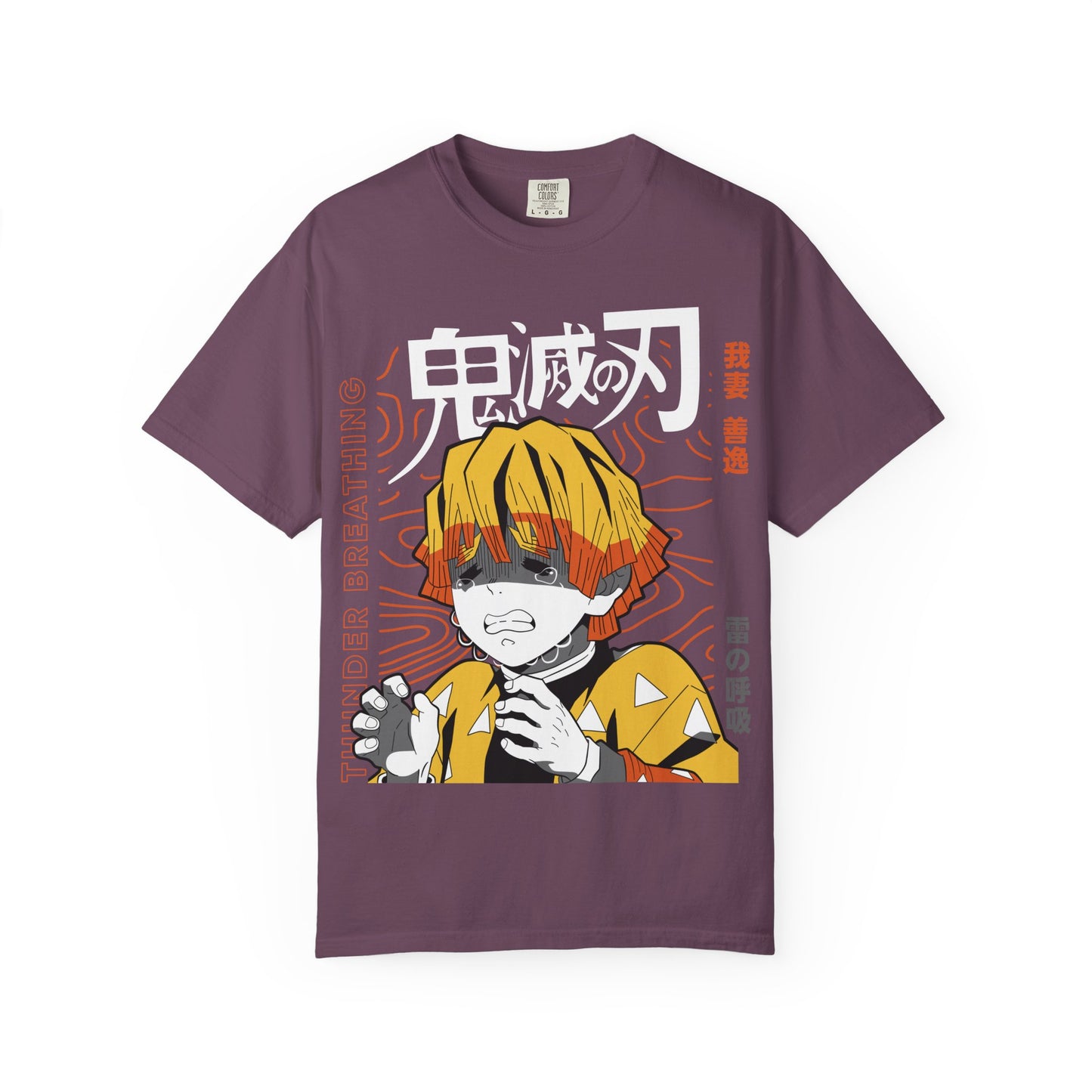 Unisex Anime Demon Slayer Inspired T-Shirt Thunder Breathing