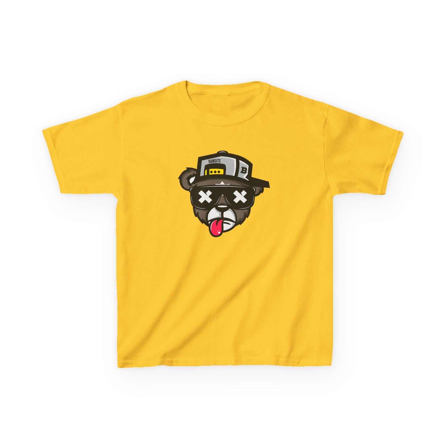 Cool Graphic Kids Tee with Funky Bear Design