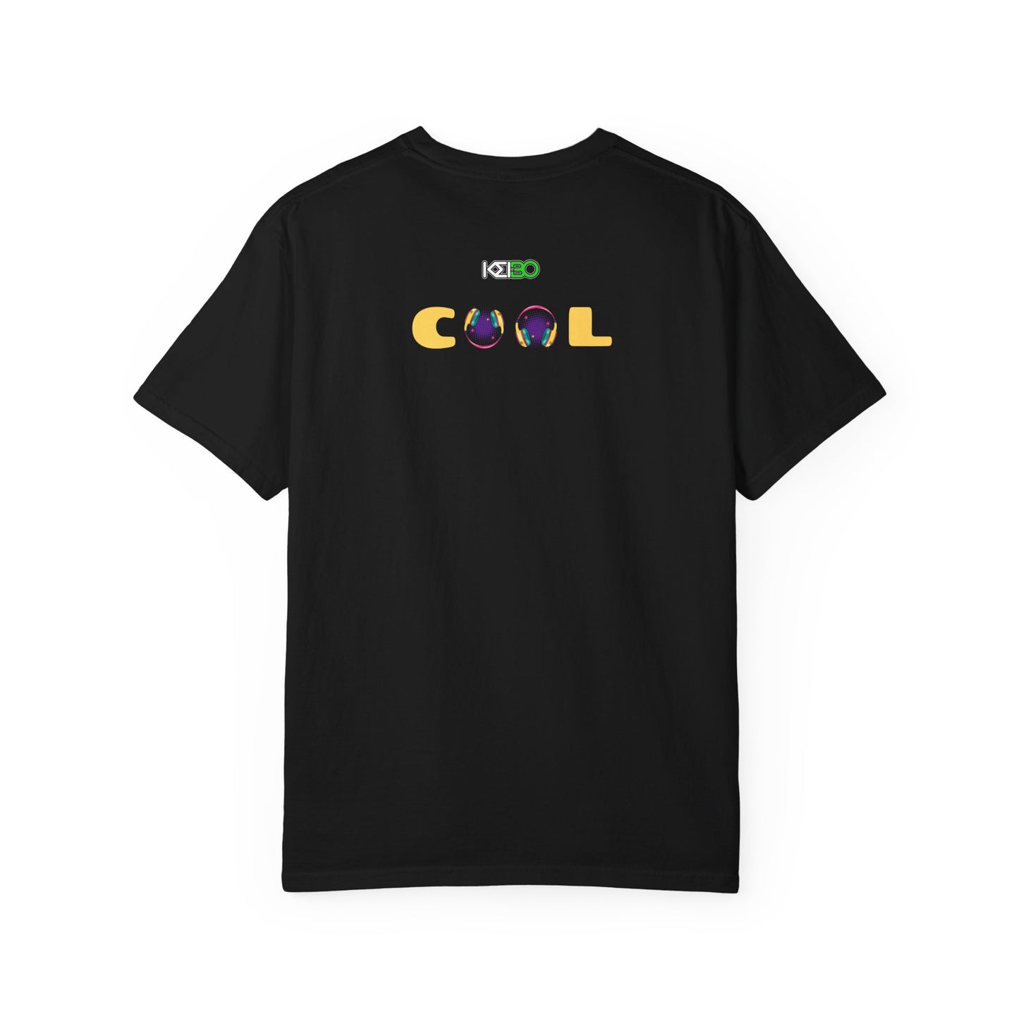 Cool Vibes Unisex Garment-Dyed T-Shirt with Headphones Graphic