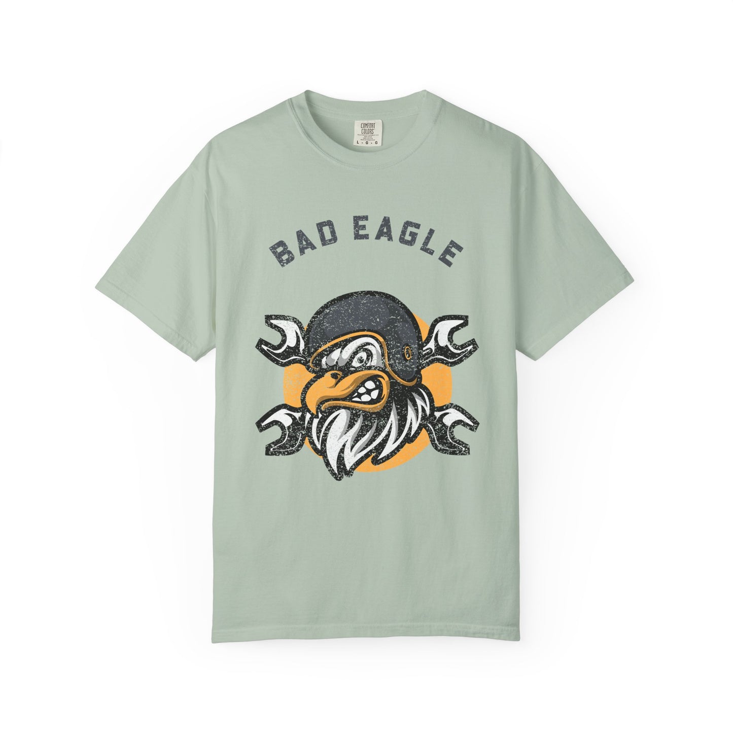 Men T-Shirt Vintage Bad Eagle Design