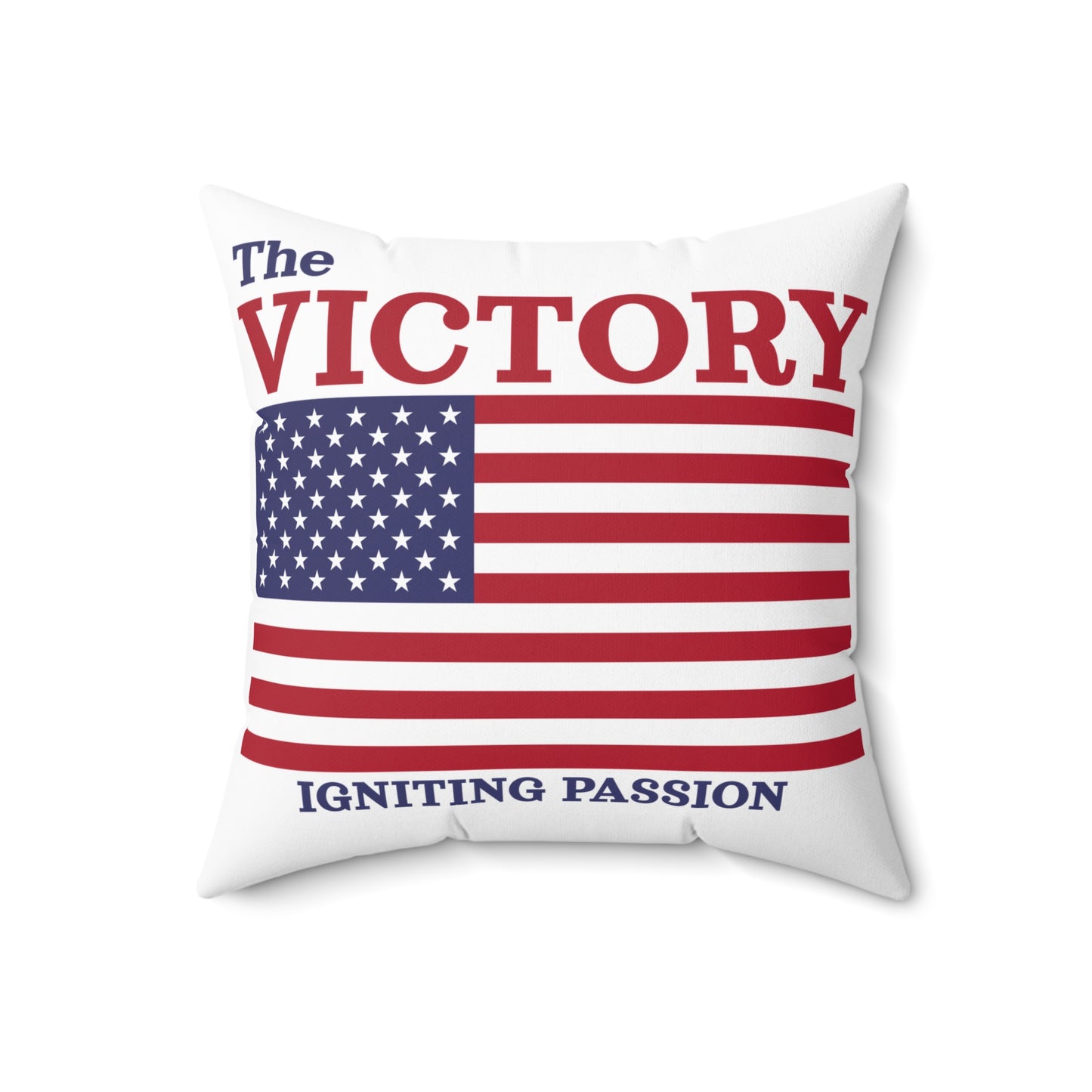 Patriotic American Flag Square Pillow – Perfect for Home Decor