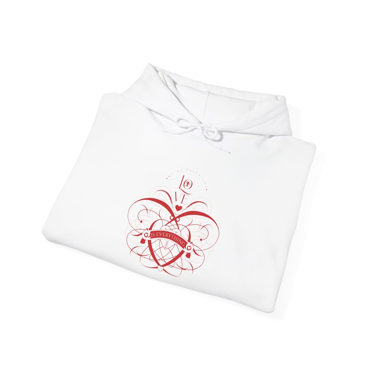 Women Valentine Vibes Hooded - "Love is Everything" Valentine's Day Vibes