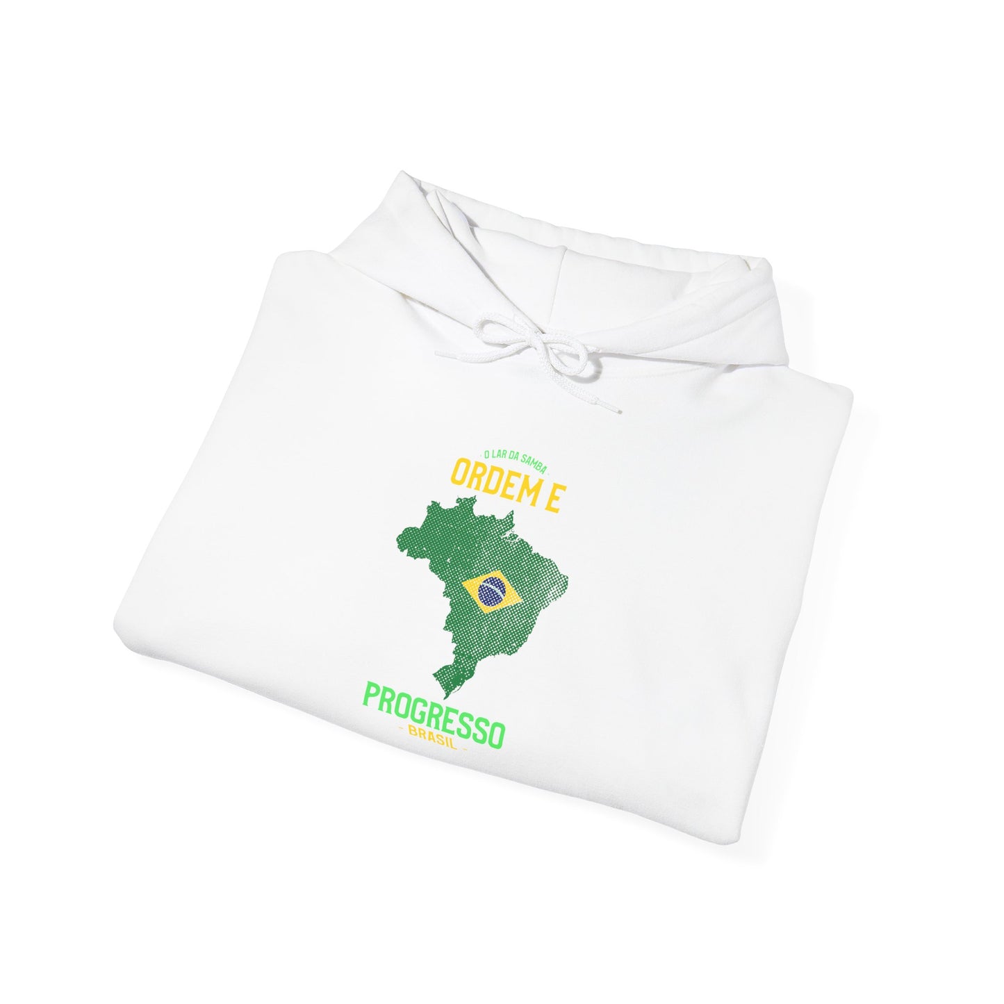 Unisex Hooded Sweatshirt Brazil Inspired 'Ordem e Progresso'